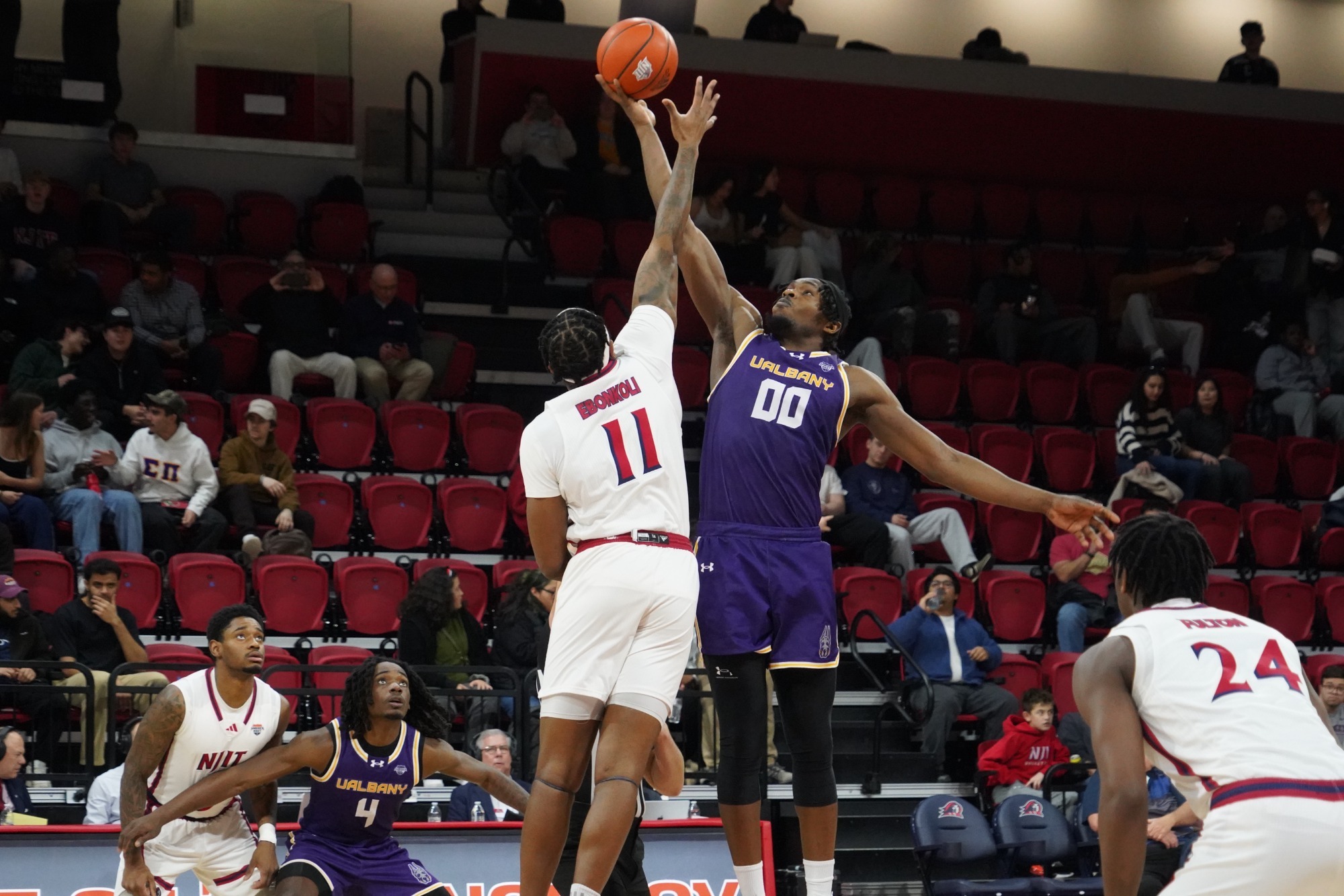 Ebonkoli tip-off vs UAlbany