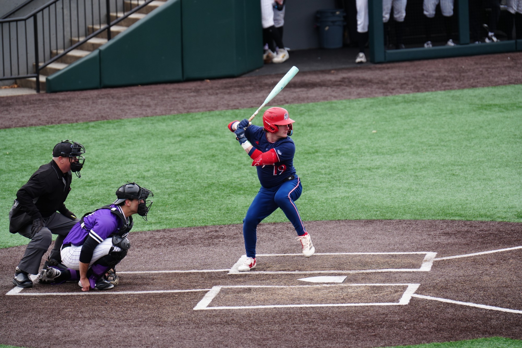 Austin Francis at bat vs Niagara game 1