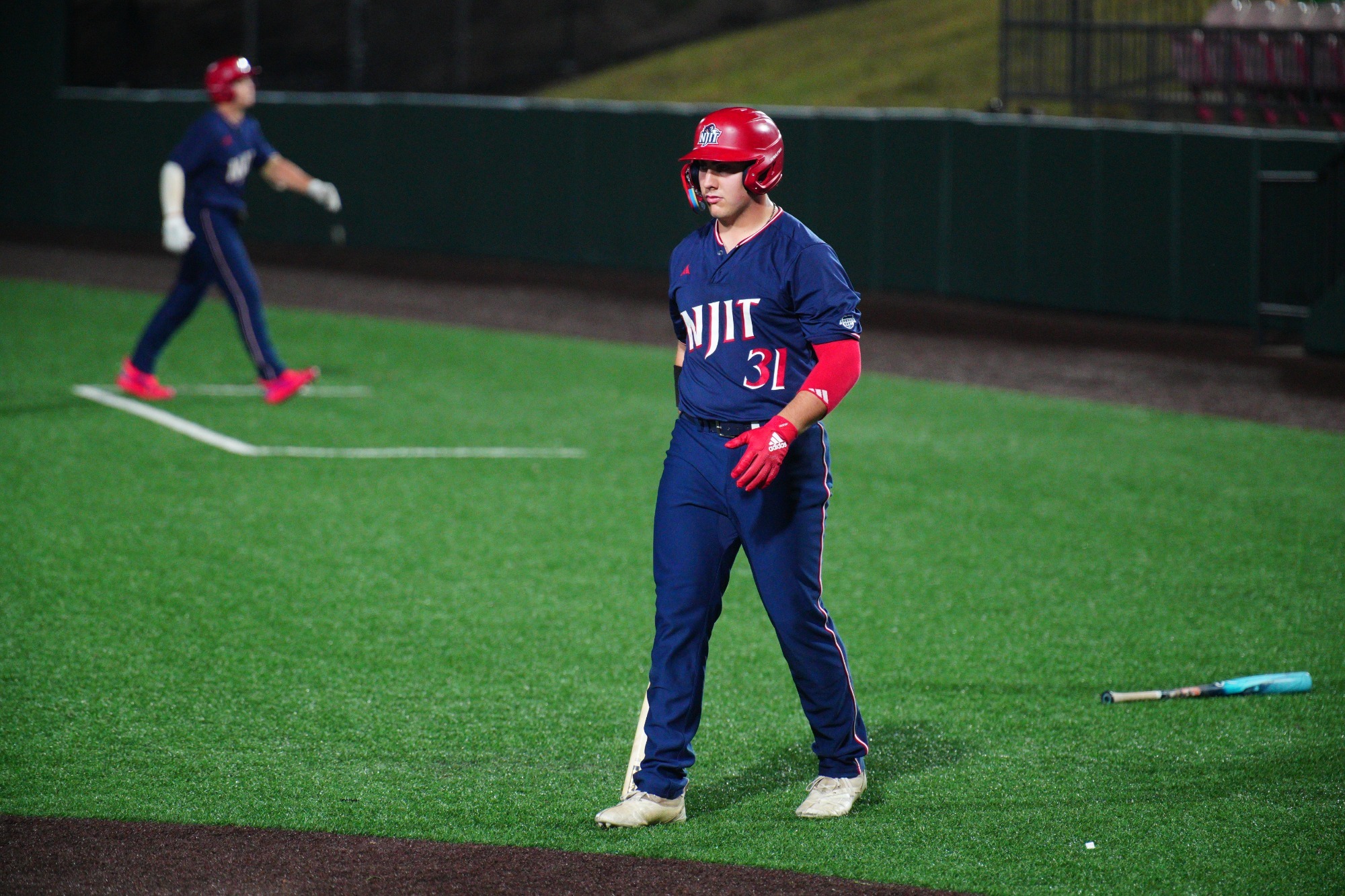 Camilleri walking up to the plate