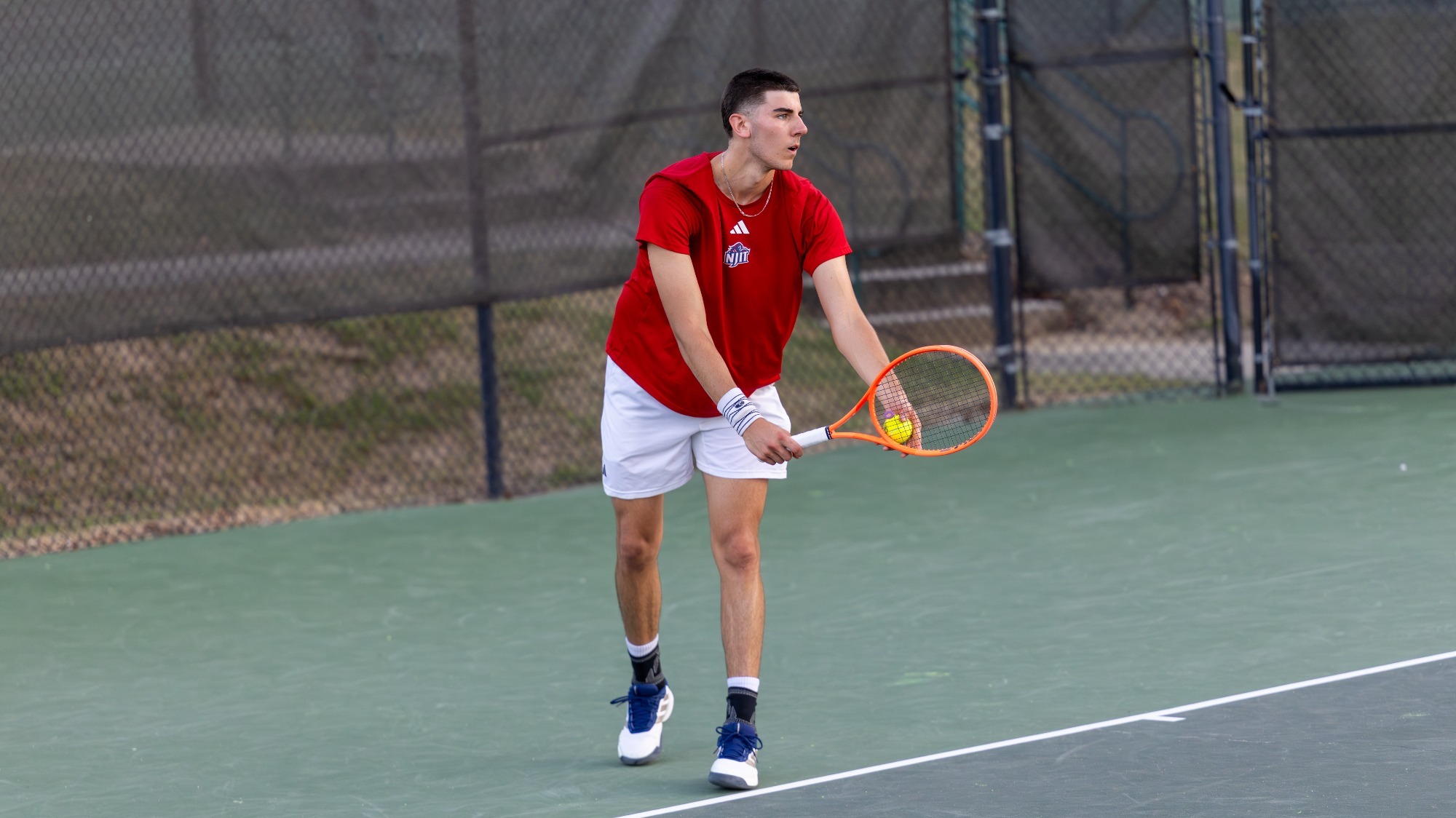 Riccardo serve at Big South
