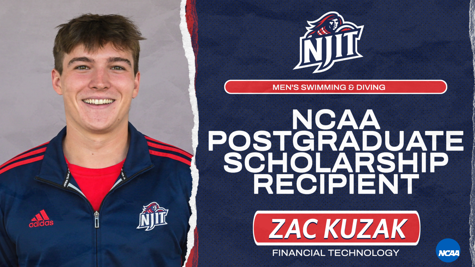 Zac Kuzak NCAA Postgraduate Scholarship