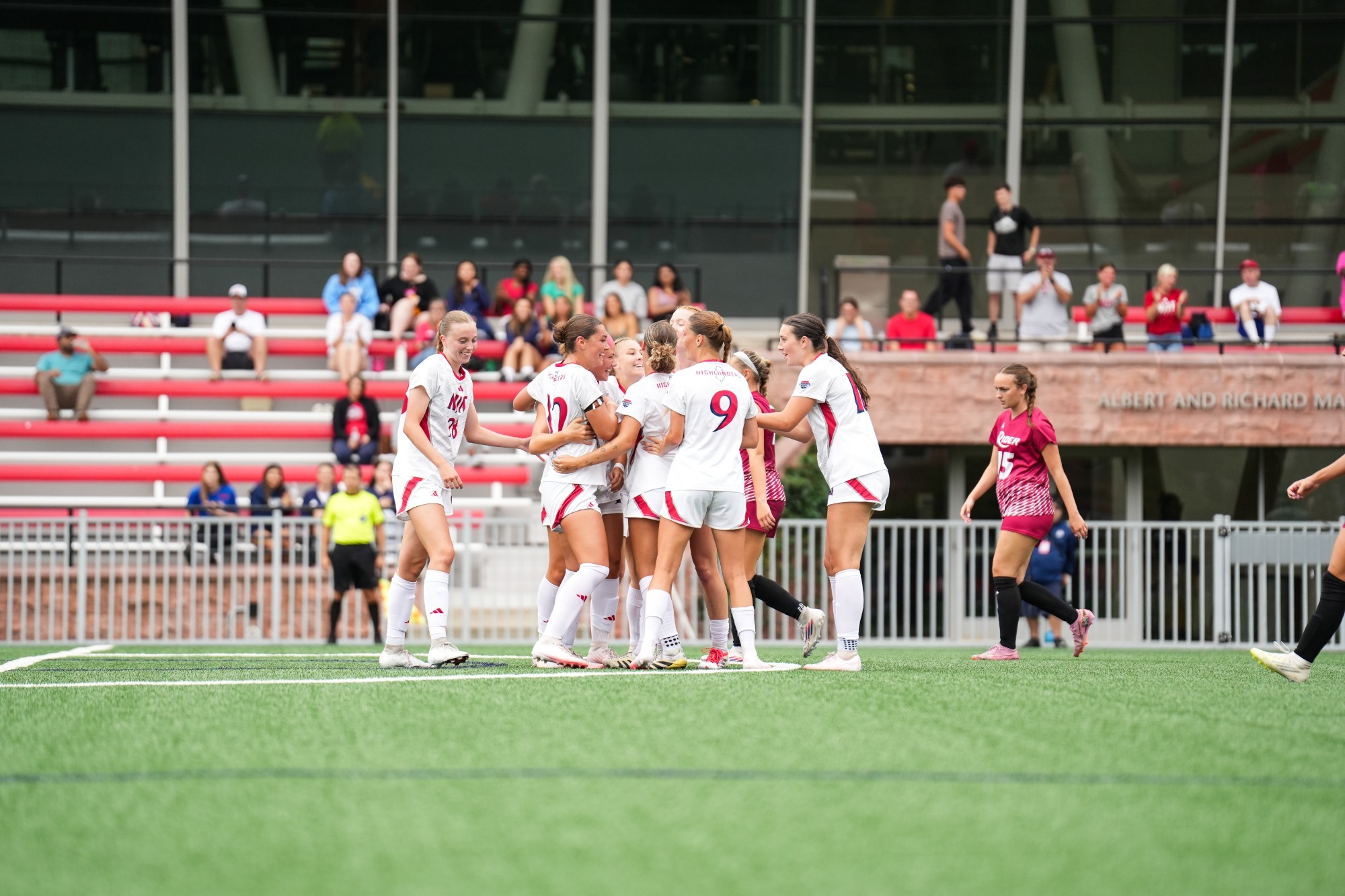 WSOC group huddle vs UMass
