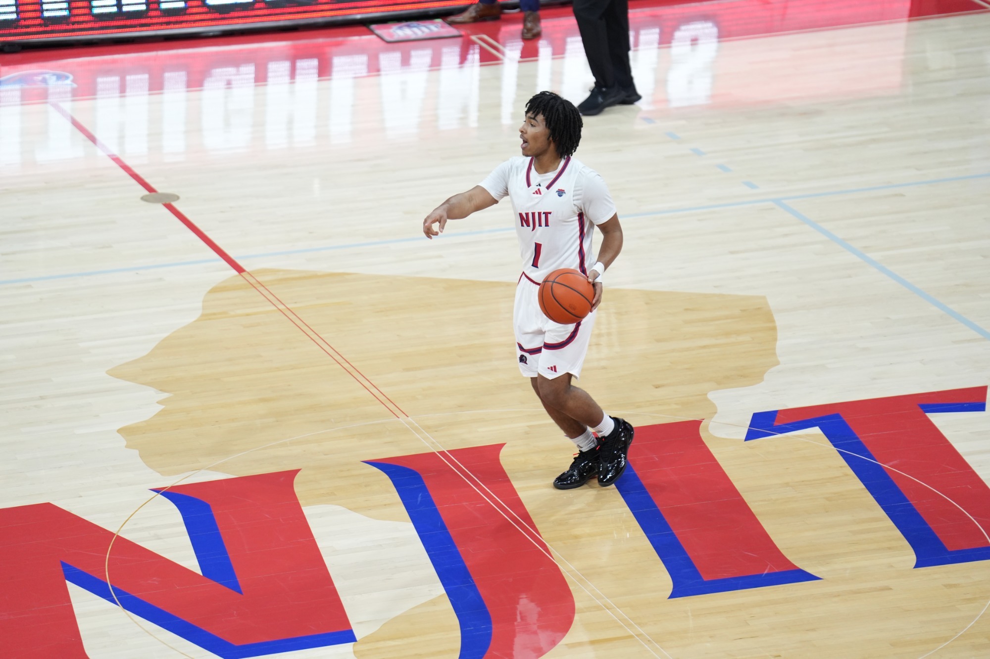 David Bolden dribbling center court