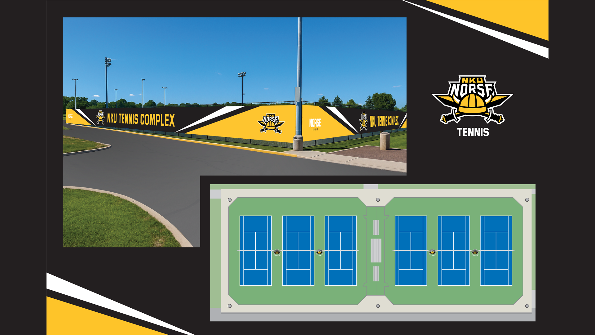 Rendering of NKU Tennis Complex