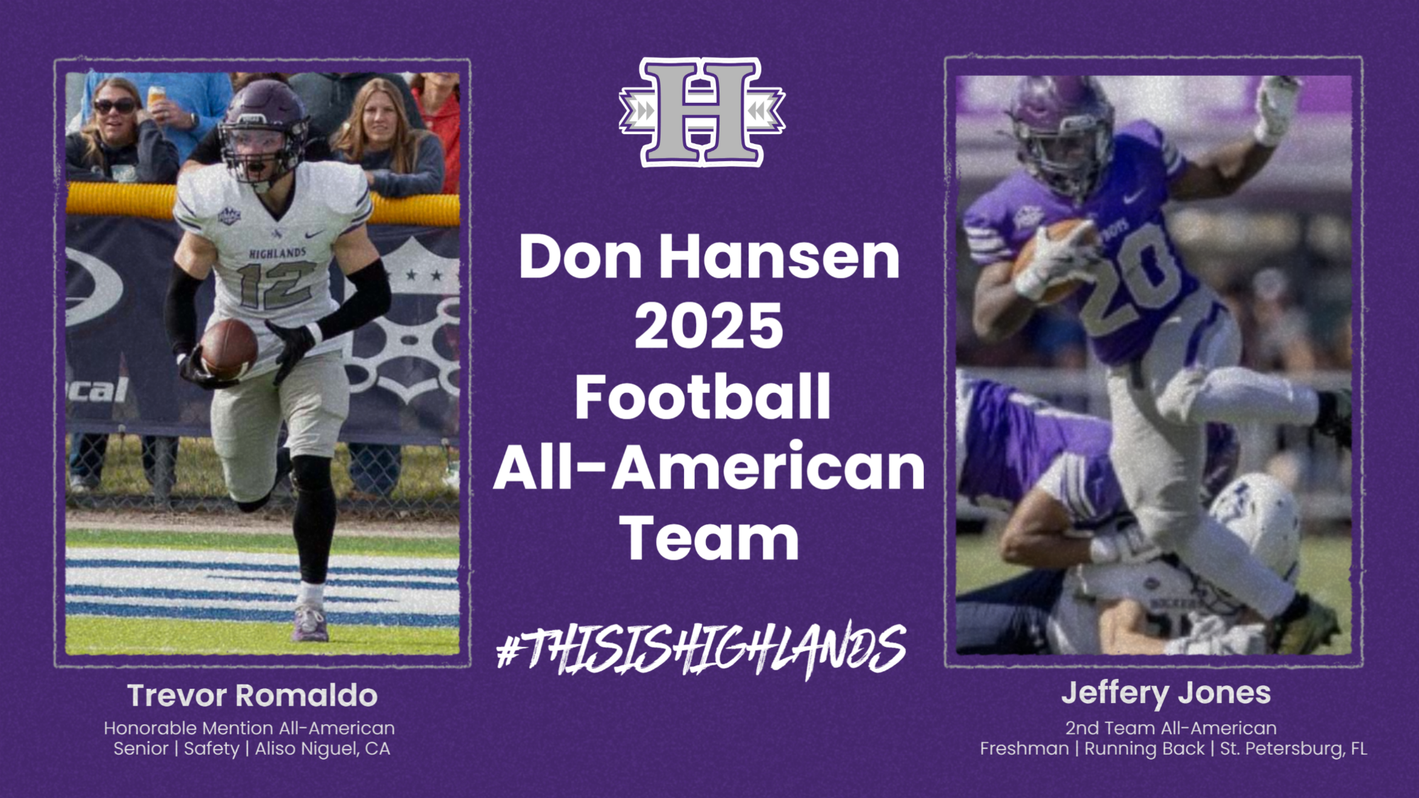 Dan Hansen 2025 All-American Team
