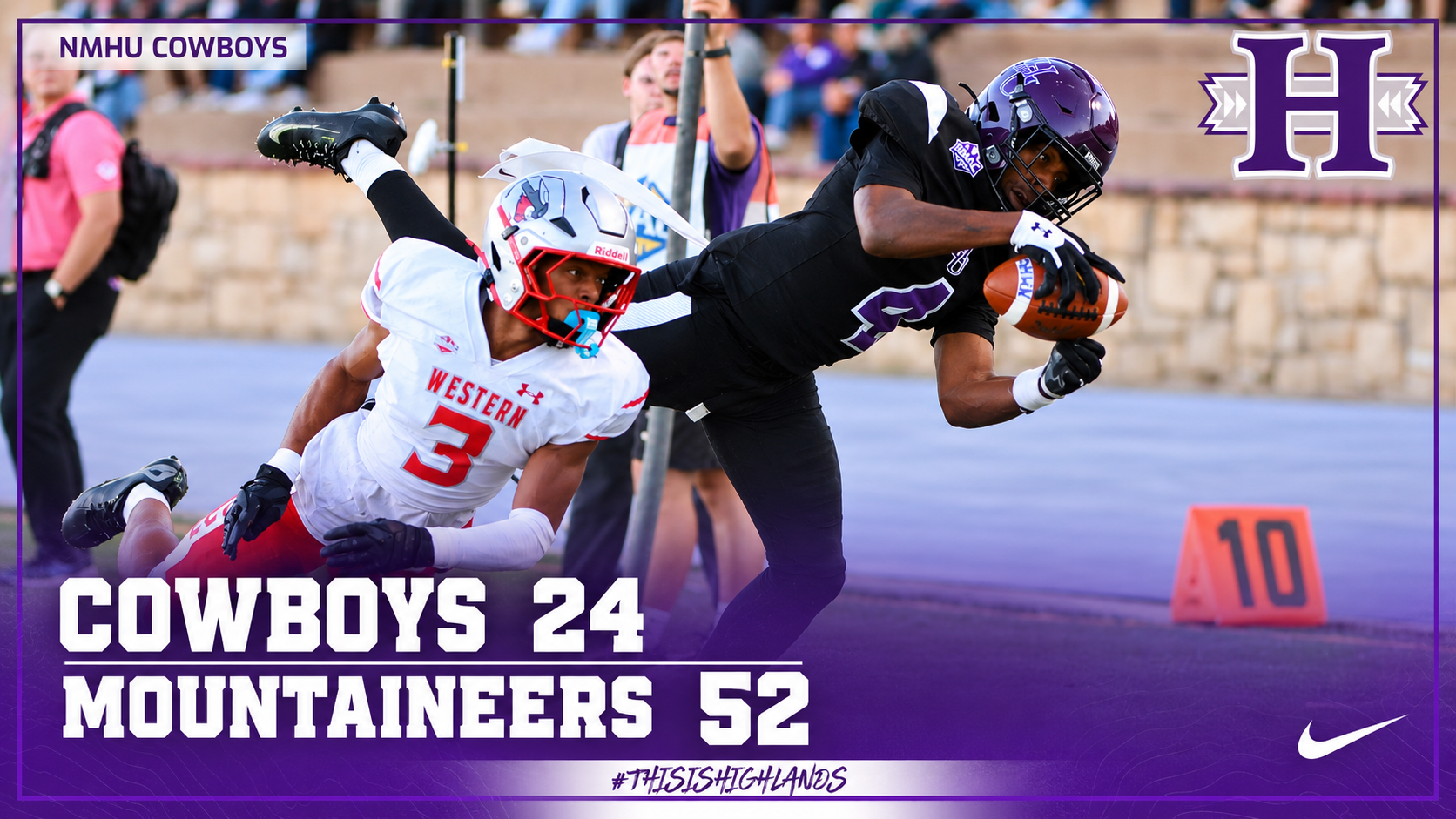 Cowboys Lose To Western Colorado On Homecoming