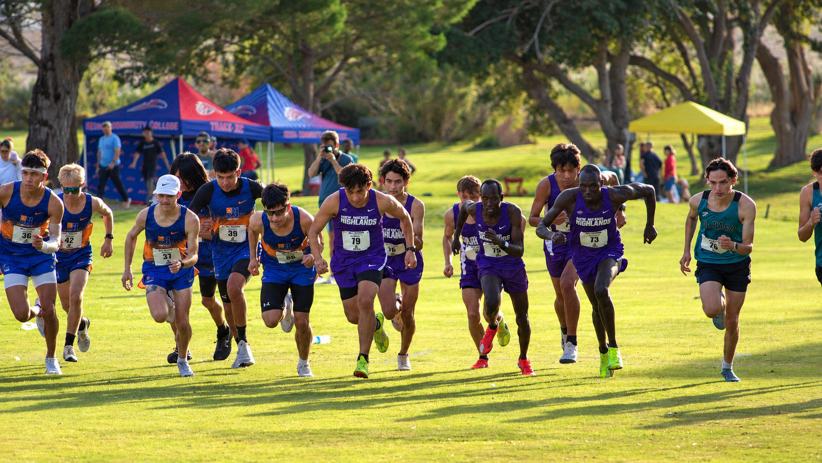 NMHU XC 2026 Race Start 