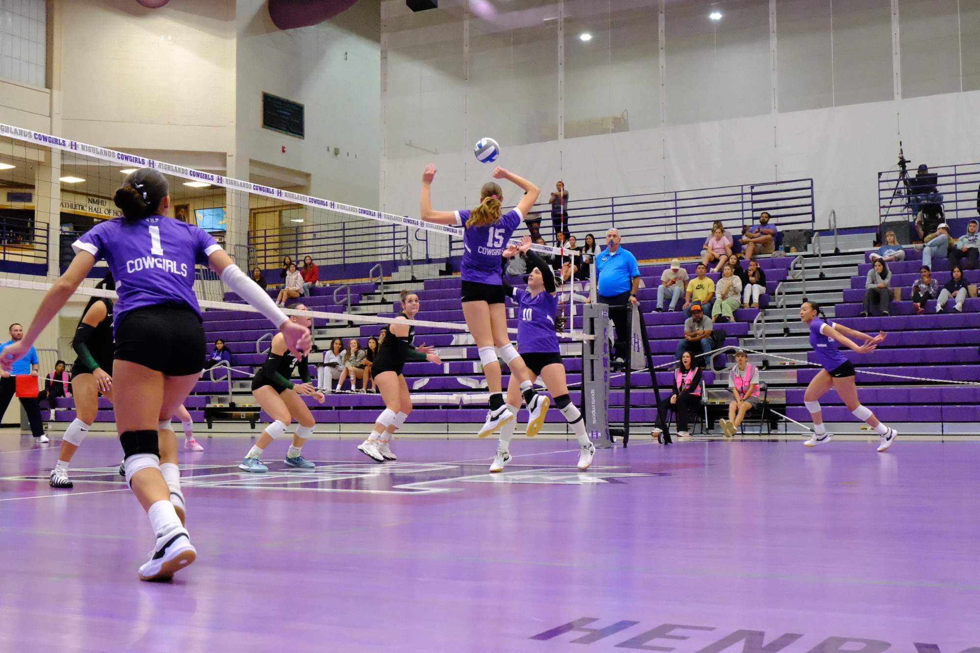 NMHU VB ON THE ATTACK