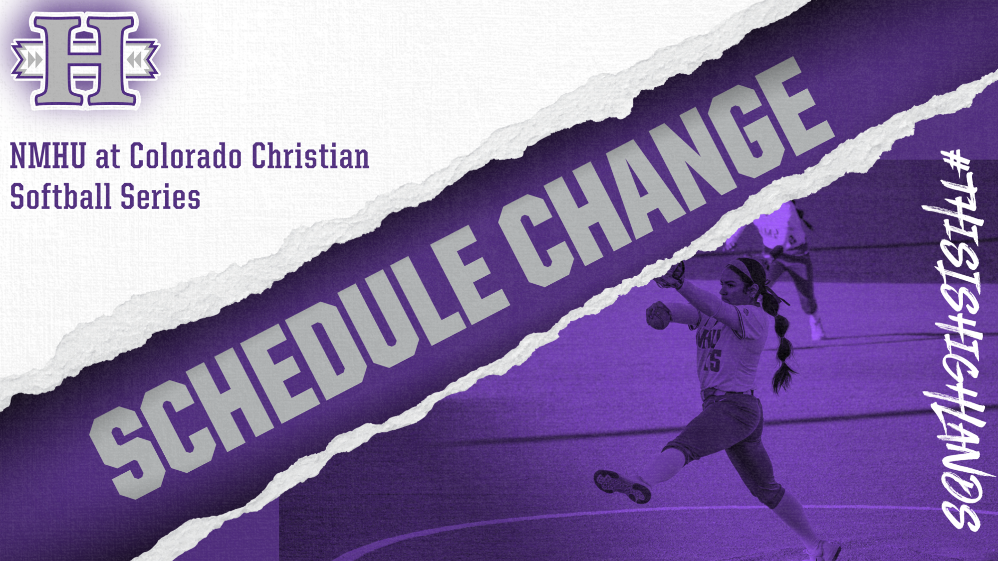 Softball Schedule Change 