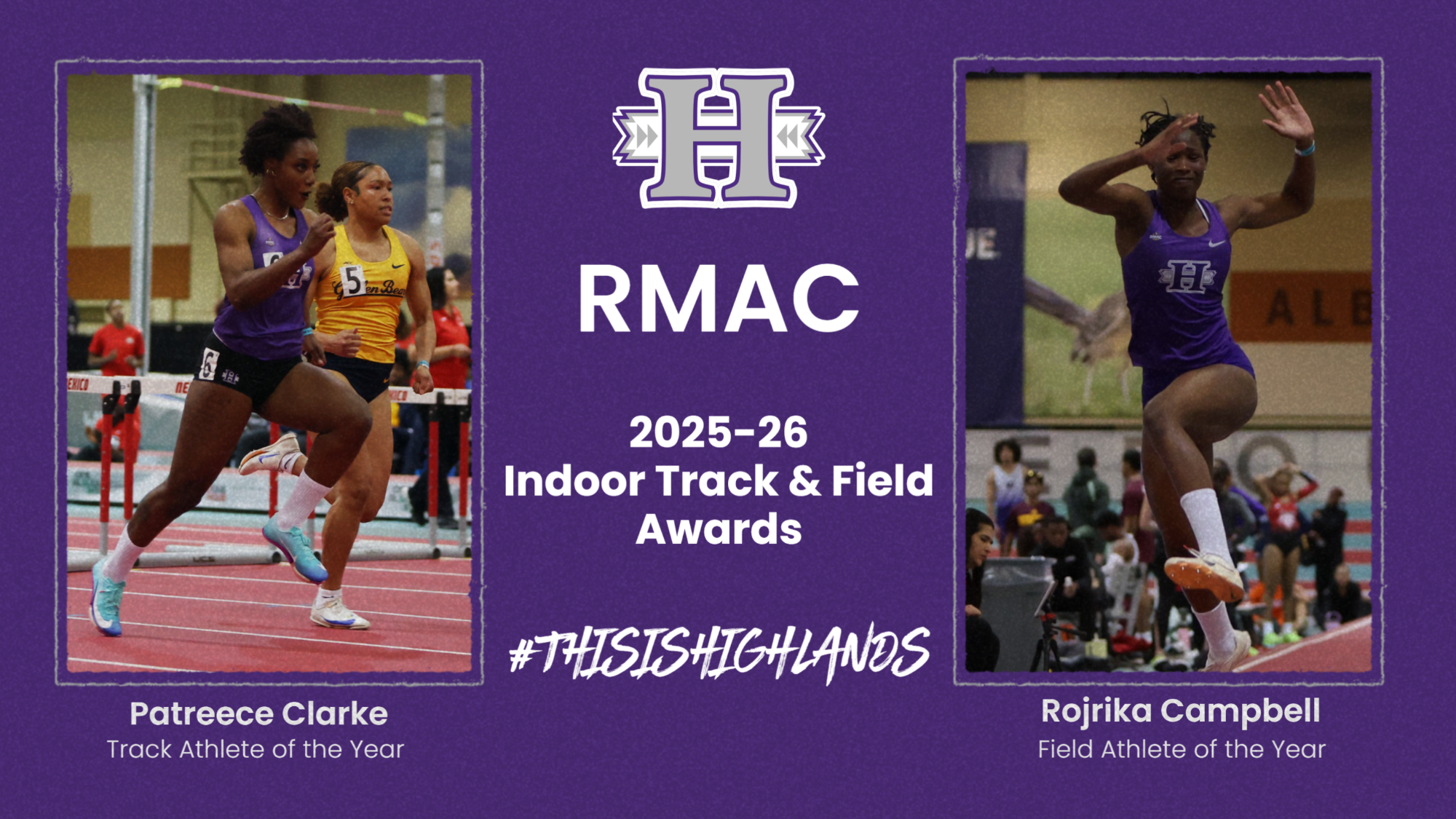 RMAC 2026 Indoor Track & Field Honors