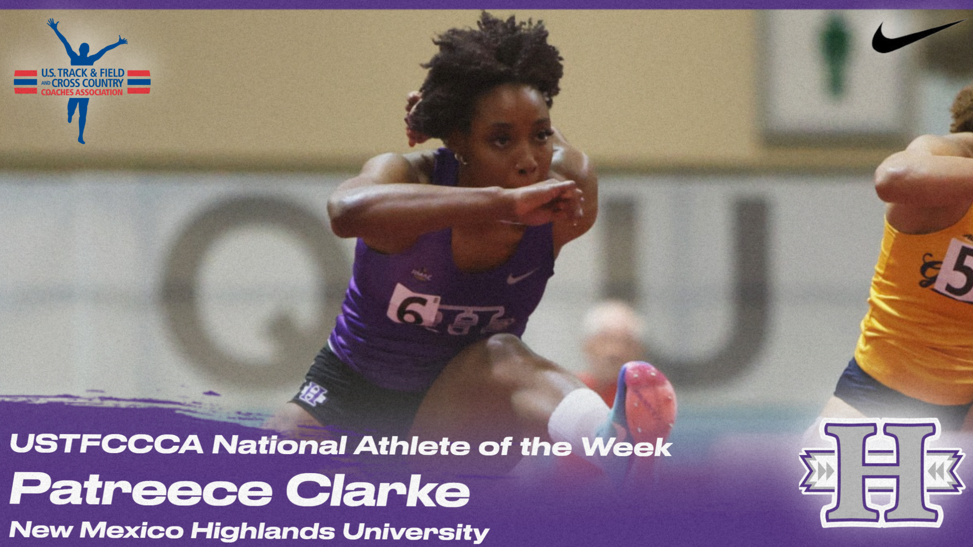 Patreece Clarke Athlete of the Week