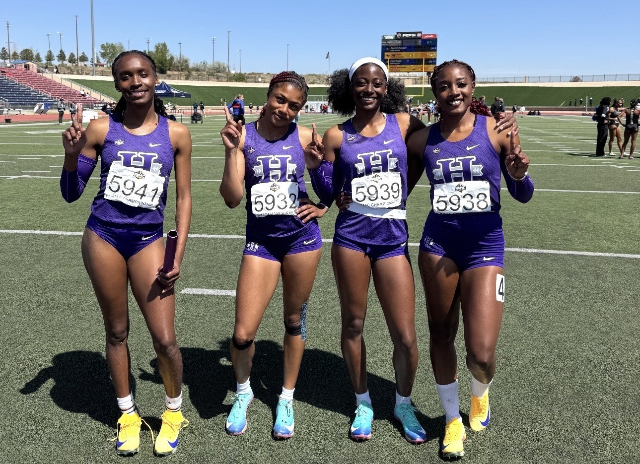 NMHU T&F 4x100 Team 2025-26