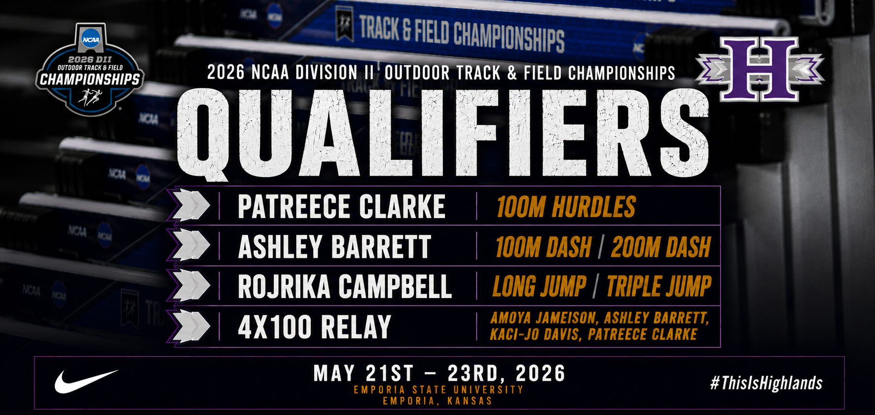 2025-26 Track and Field Outdoor Qualifiers