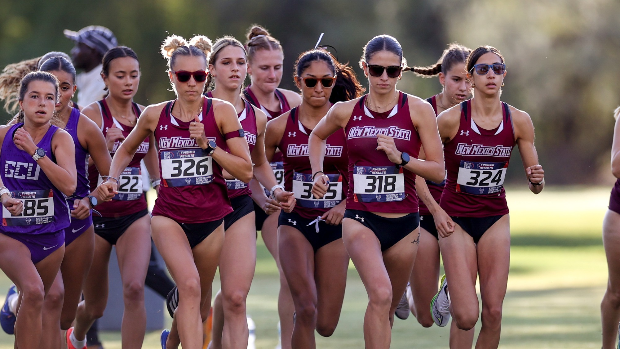 NM State Cross Country competing at the 2025 Dave Murray Invitational