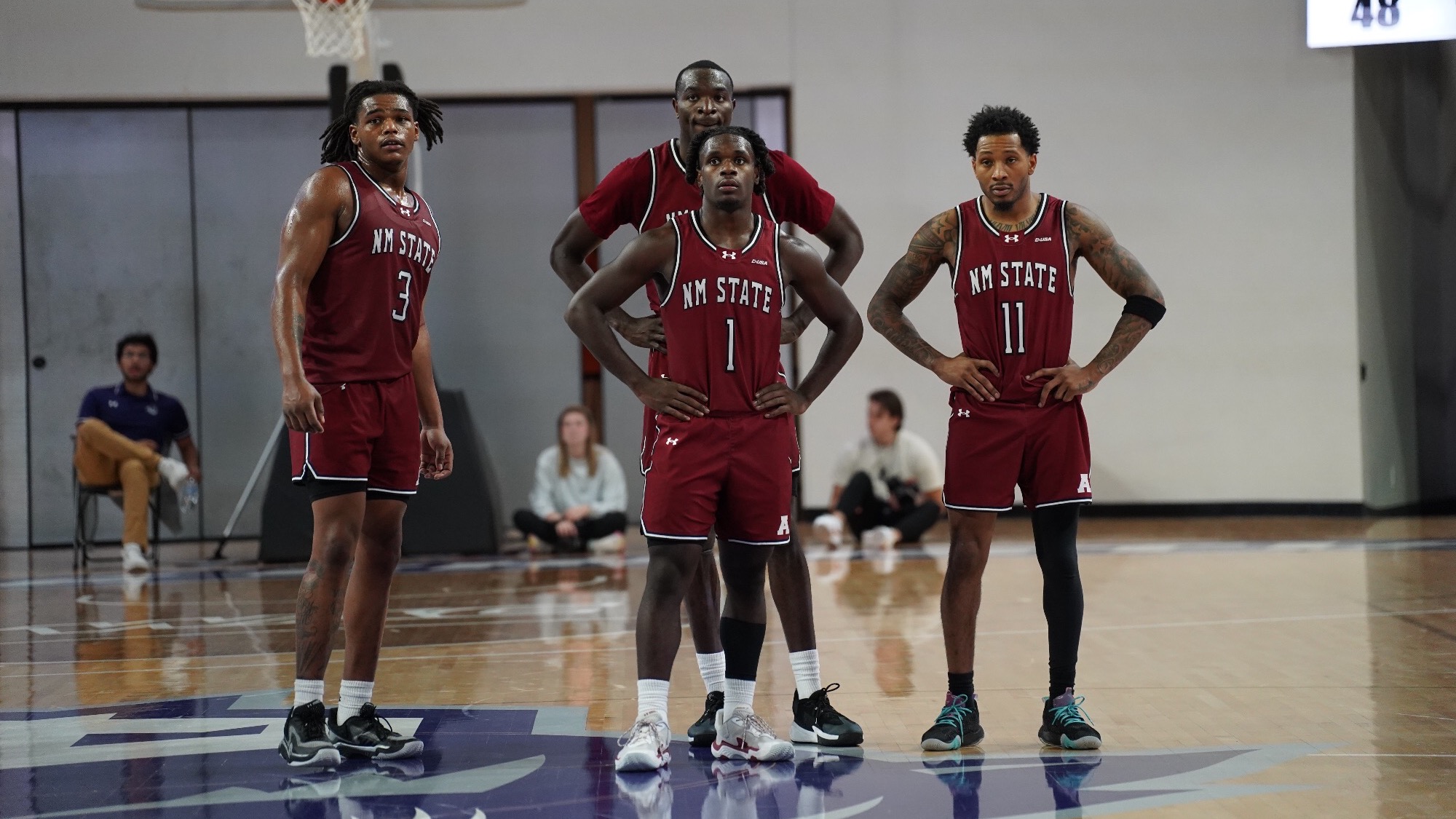 MBB during free throw 