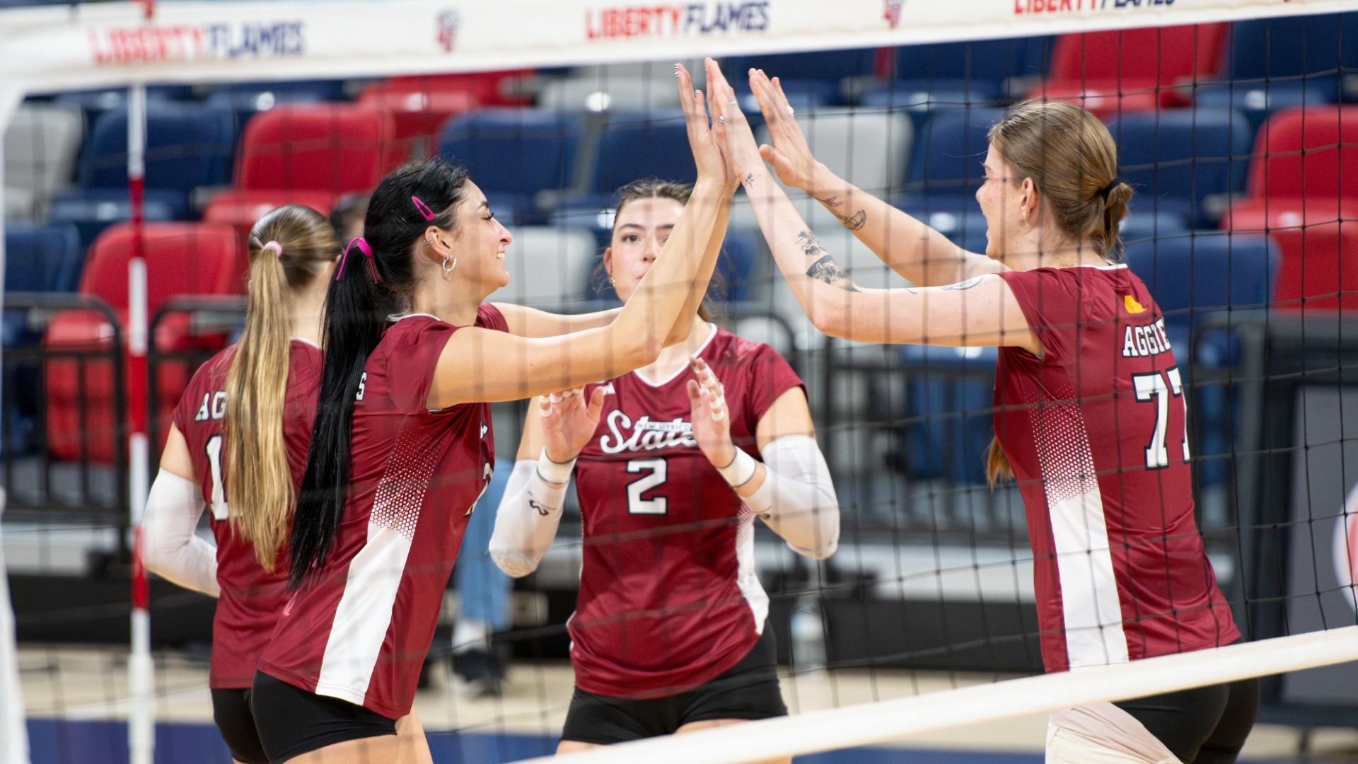 Aggies sweep Liberty