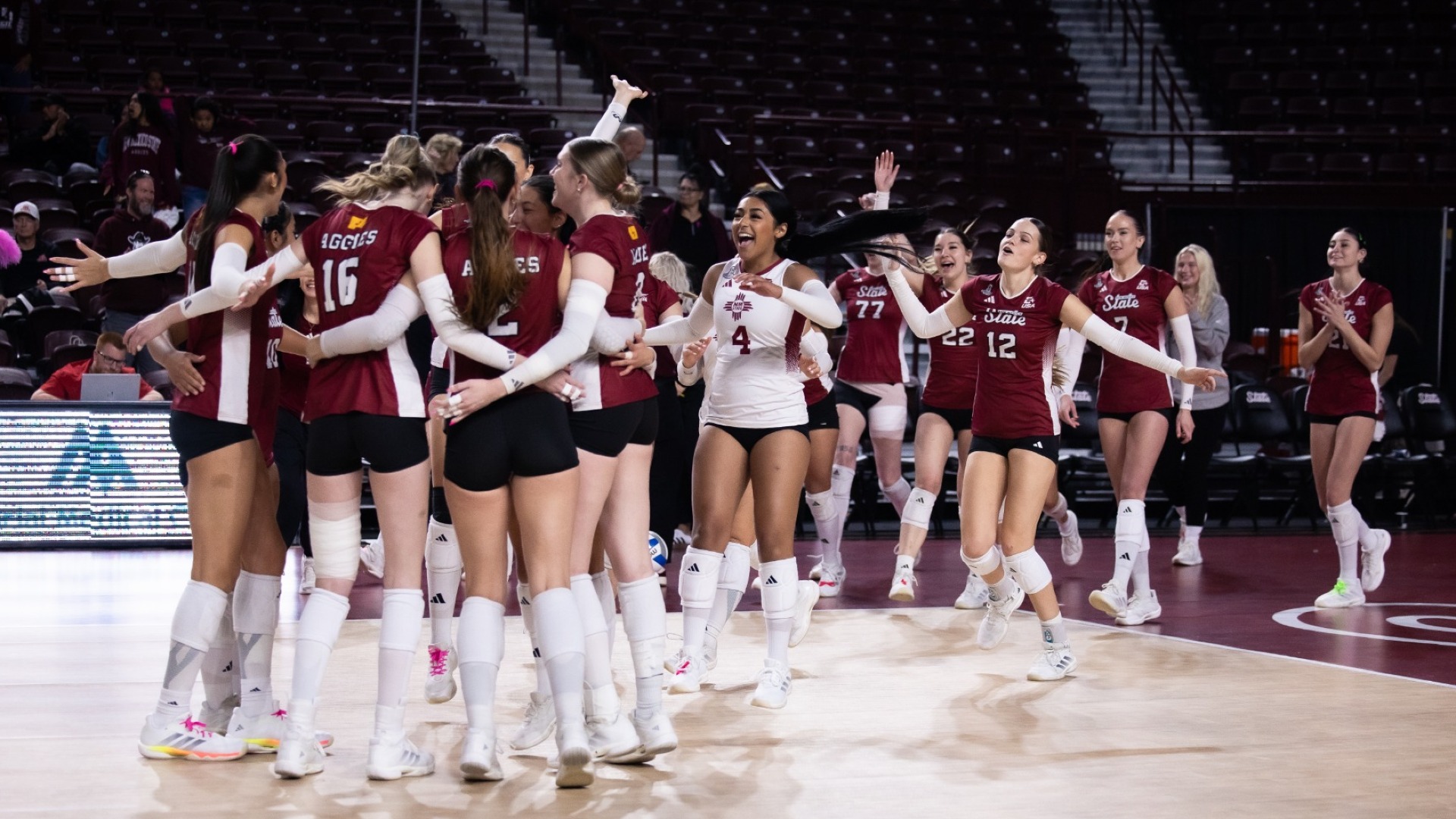 Aggies complete weekend sweep against Jax state