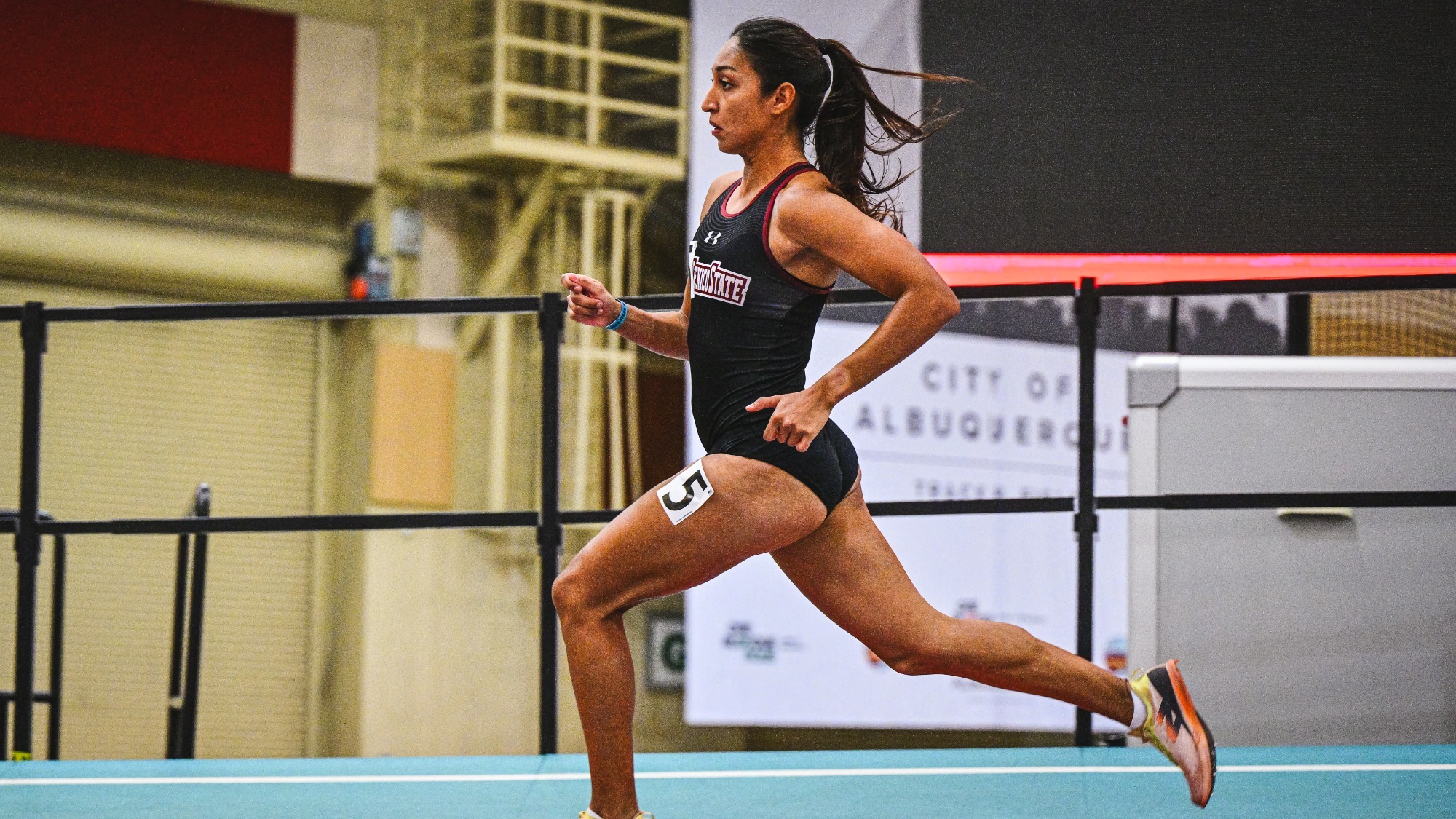 Marlene Mosqueda competing at the 2026 MLK Invitational (1/23)