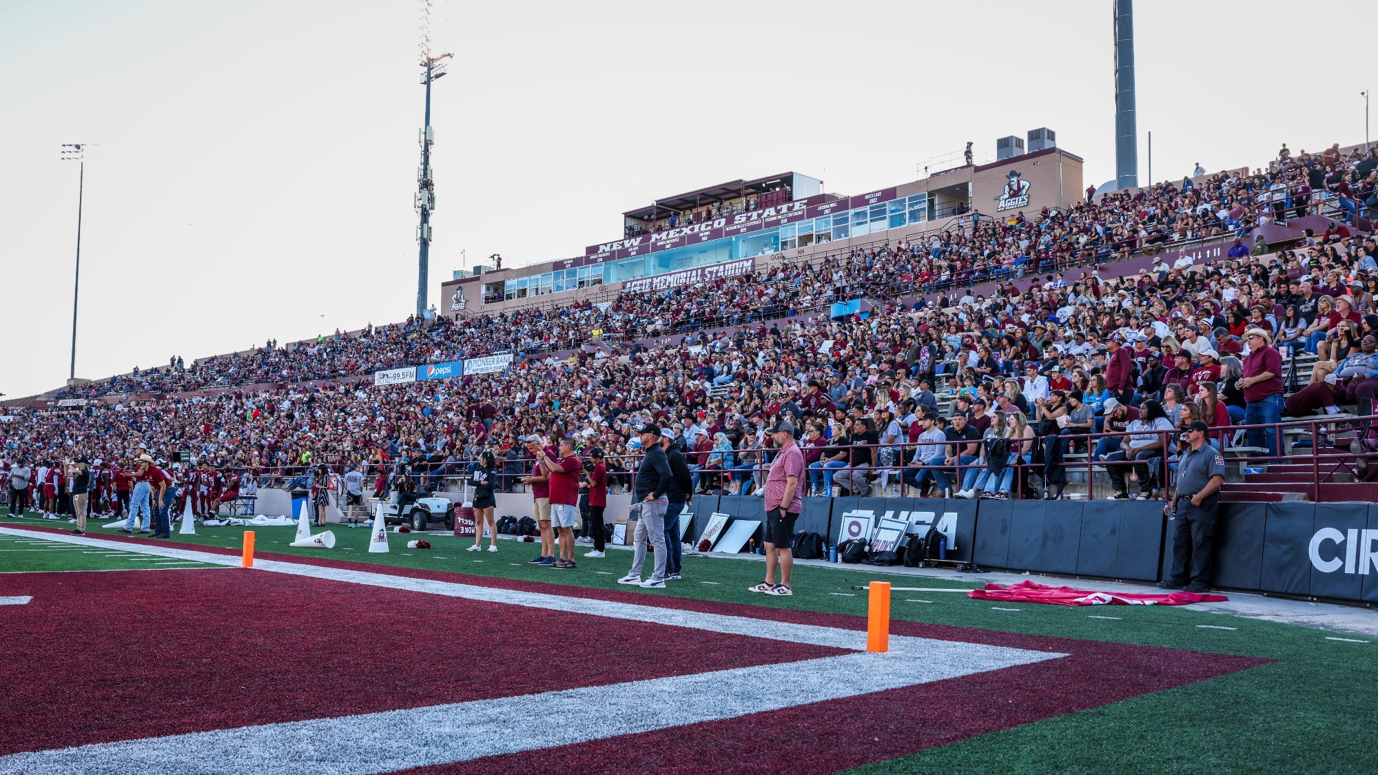 Aggie Memorial Stadium Crowd