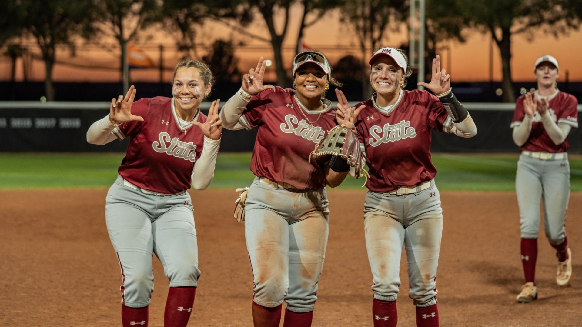 Aggies celebrate win over LA Tech day 2