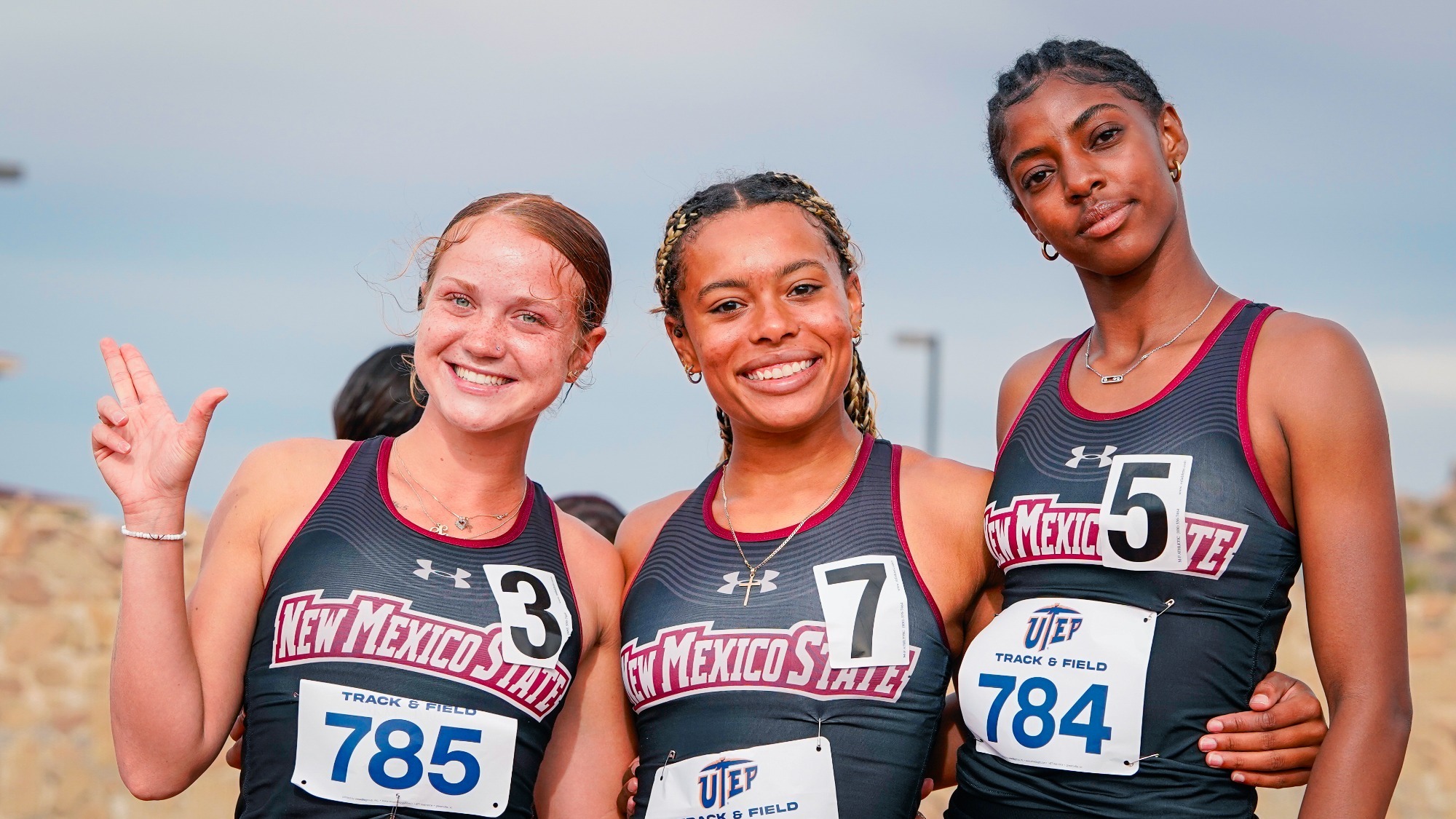 Sara Mckee, Aja Johnson and Jaylah McDonnell at the Sun City Classic
