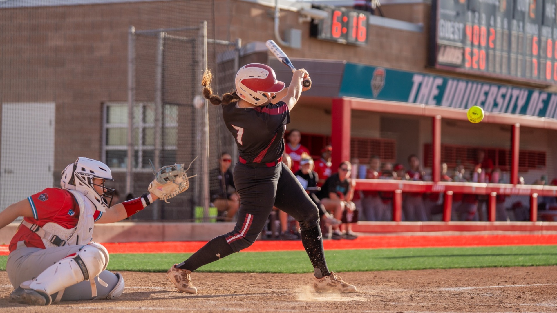 Kendal takes a swing