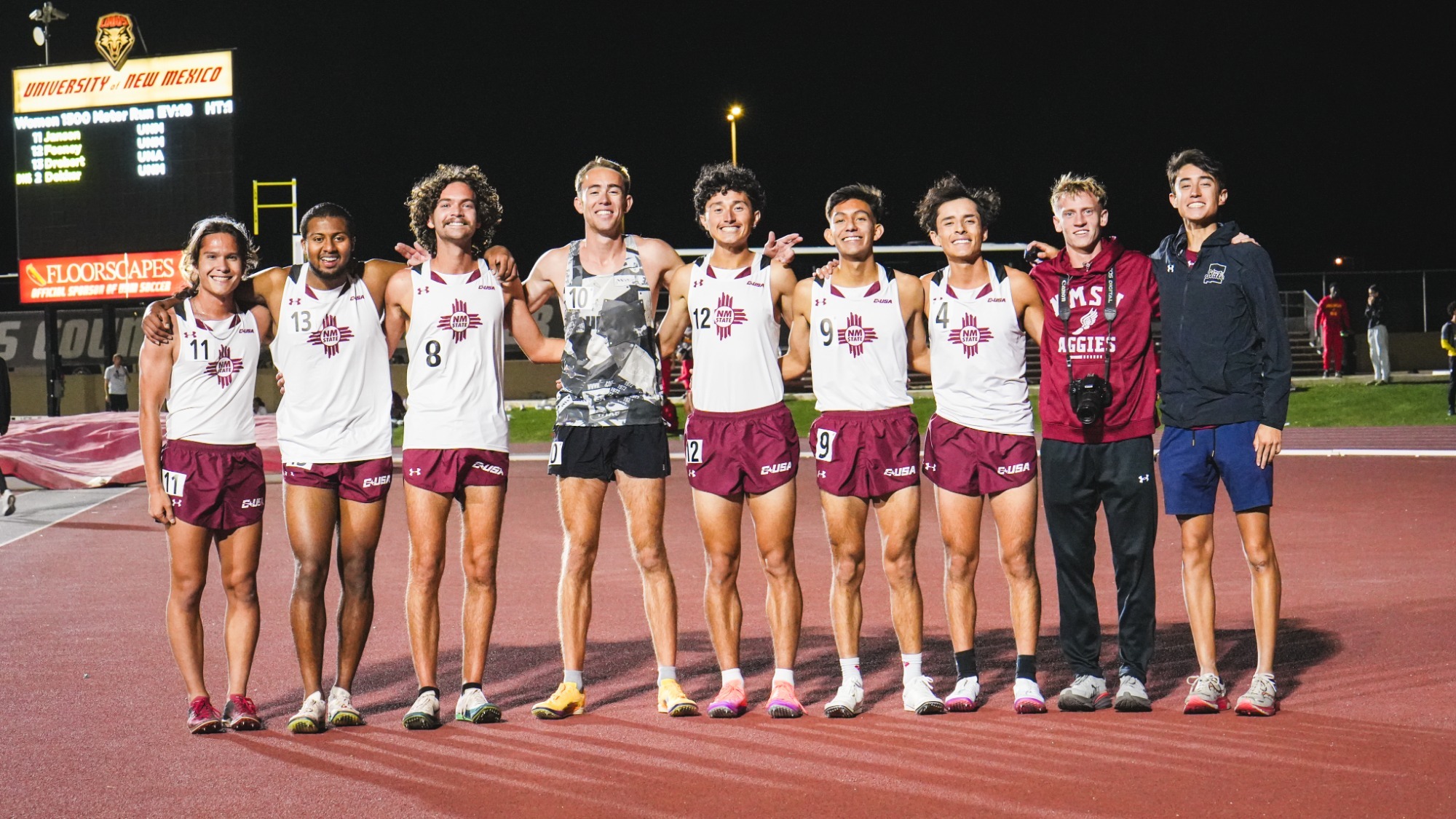 NM State men competing at the Don Kirby Twilight (4/25)