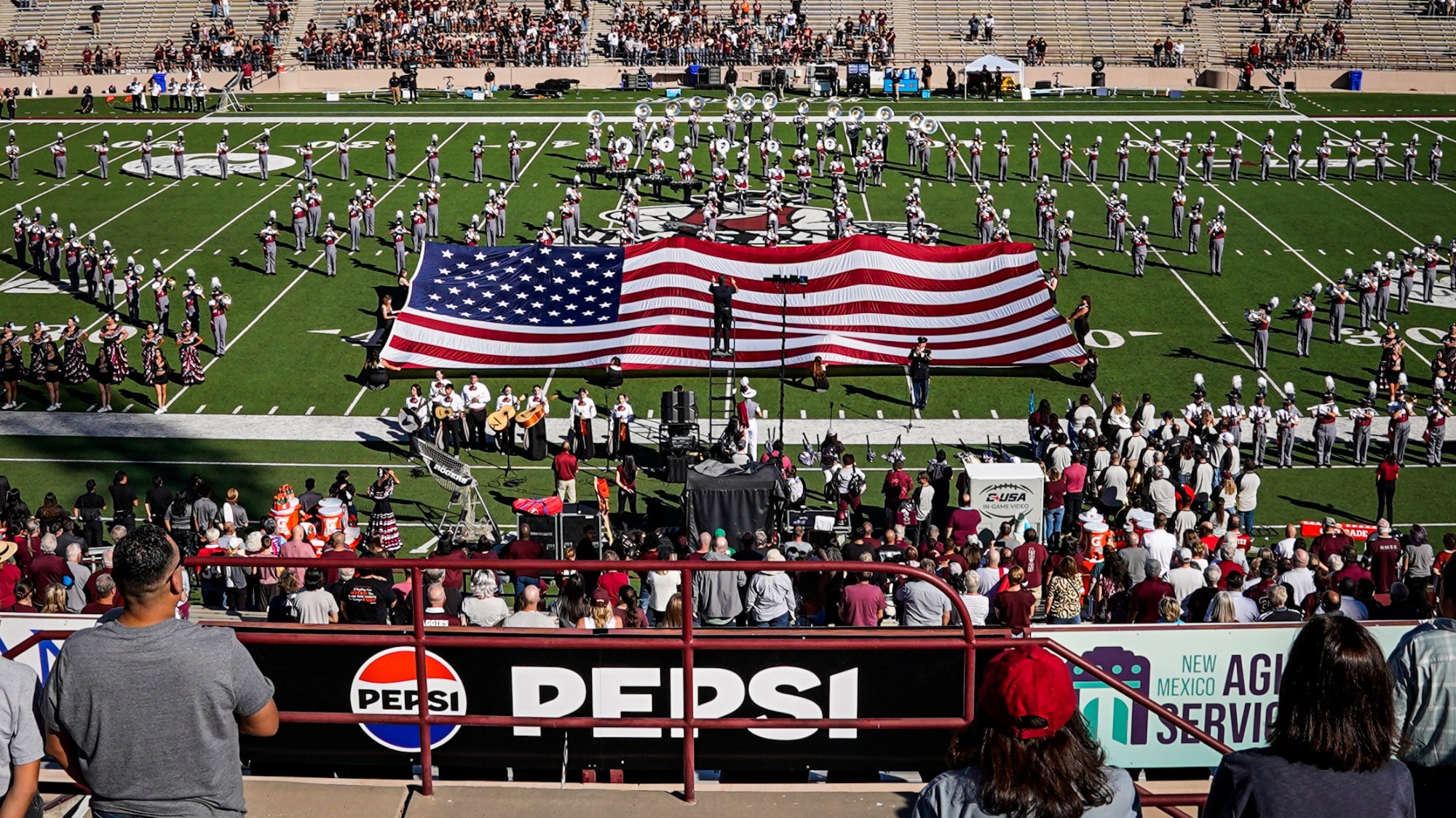 National Anthem at Aggie Memorial Stadium