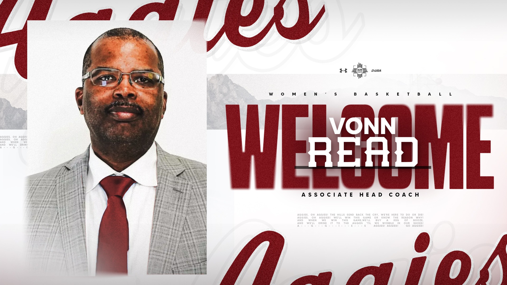 Vonn Read Welcome Graphic
