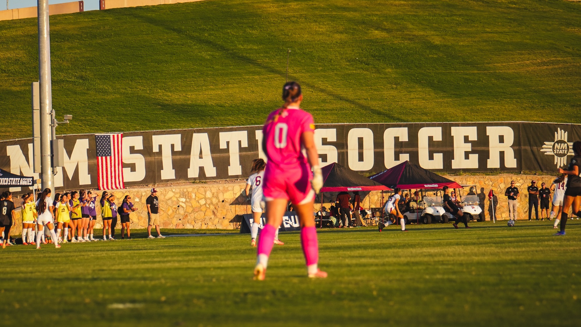 NM State Soccer Banner against Long Beach (8/23)