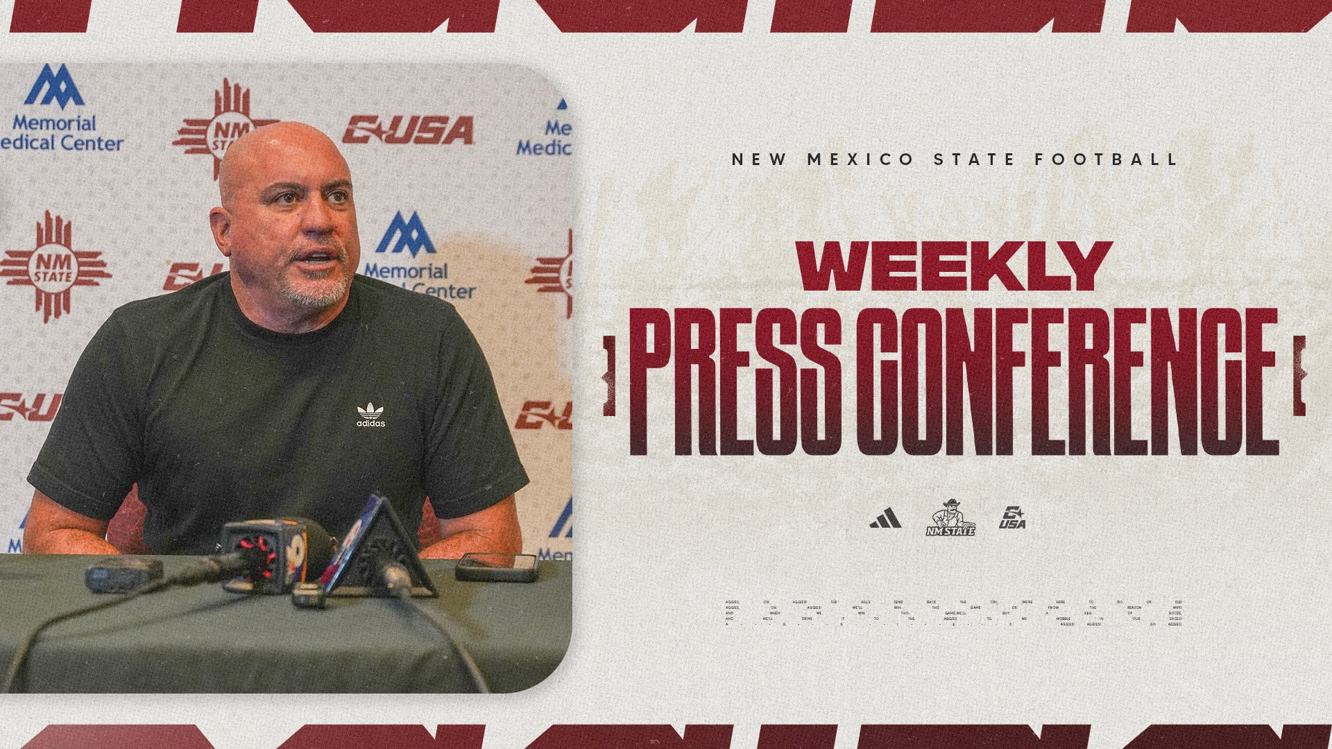 Weekly Press Conference Graphic - Aug. 31, 2026