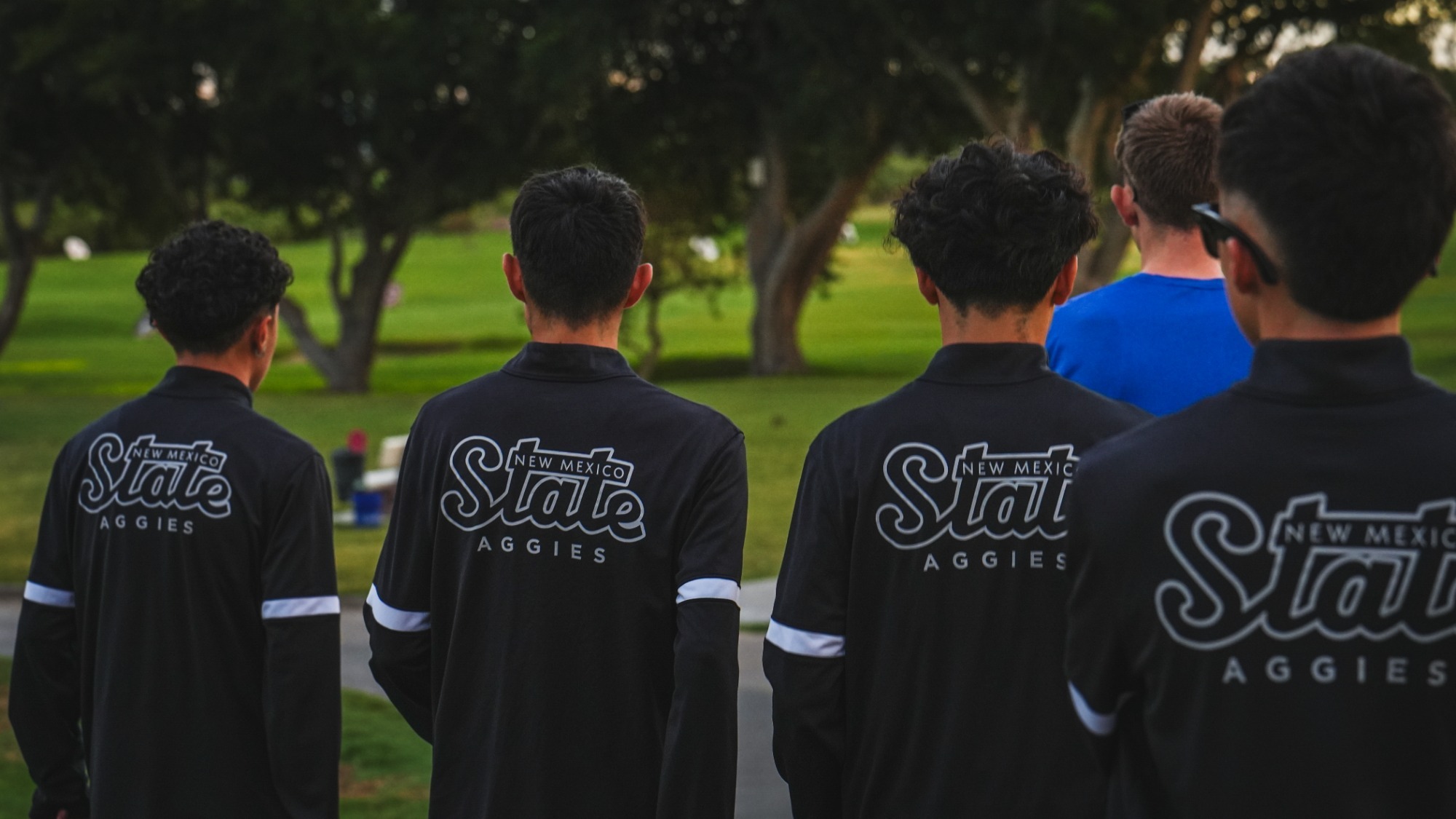 Team walking down for the 2025 Lori Fitzgerald Memorial Open
