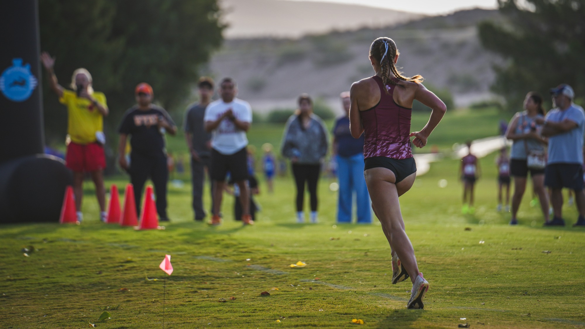Nia Allison on the way to secure the individual title at the Art Morgan Classic