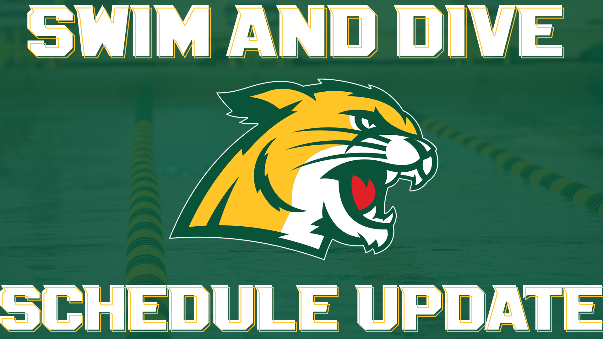Swim and Dive Schedule Update