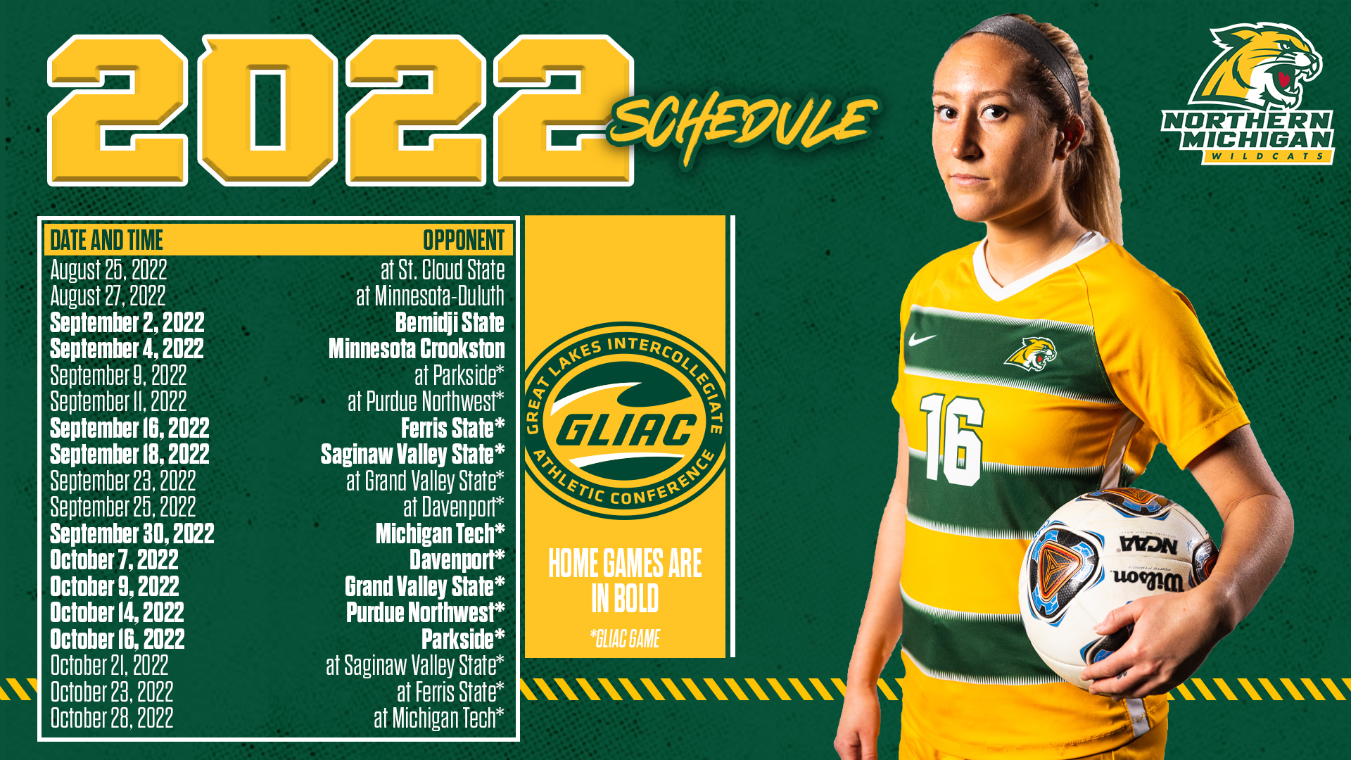 Women’s Soccer Reveals 2022 Schedule Northern Michigan University