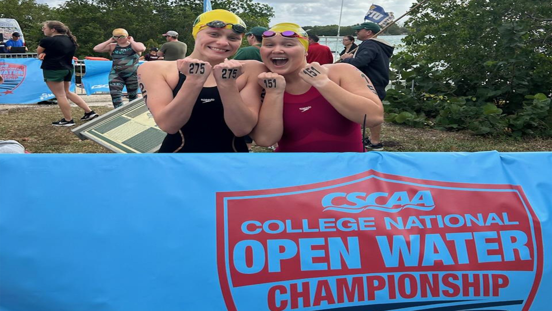 Wright and Aarseth at Open Water Nationals