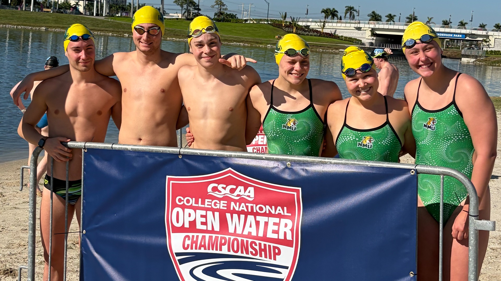 Swim team at 2025 Open Water Nationals