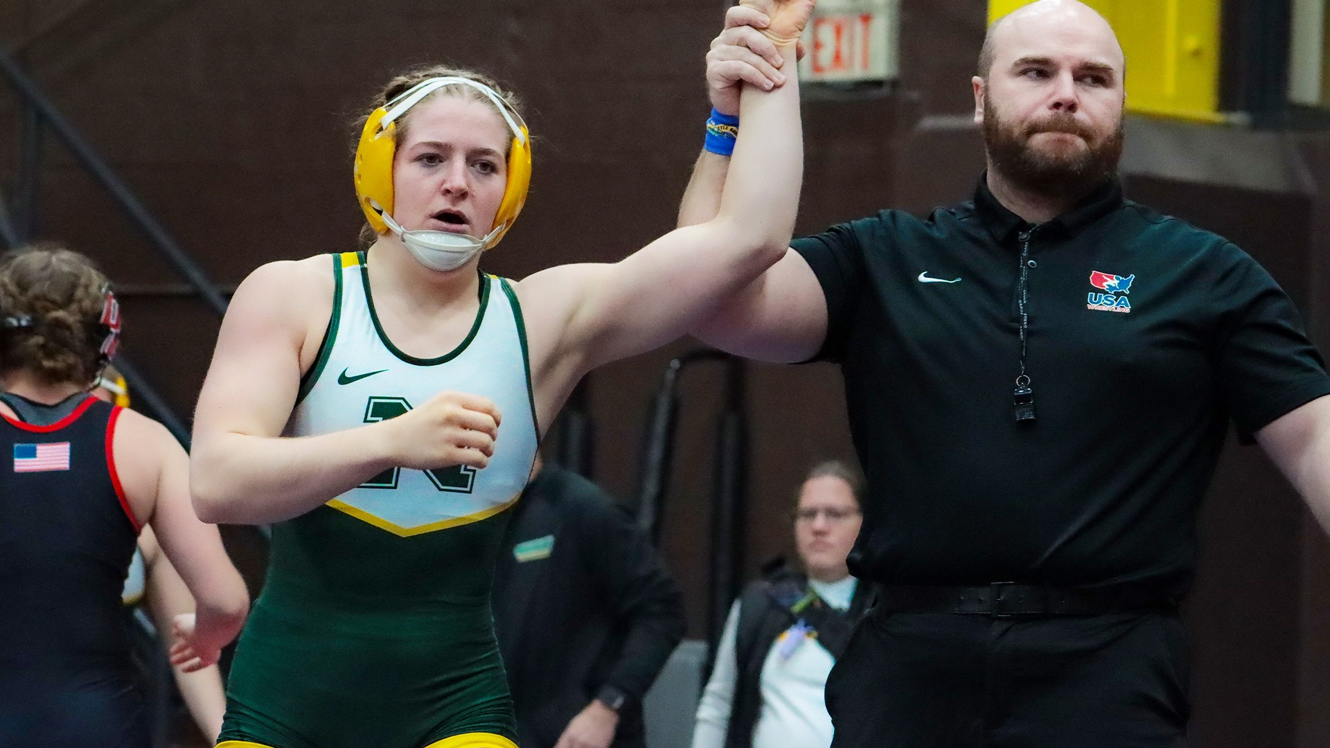 Alissa Caltagirone wins a match