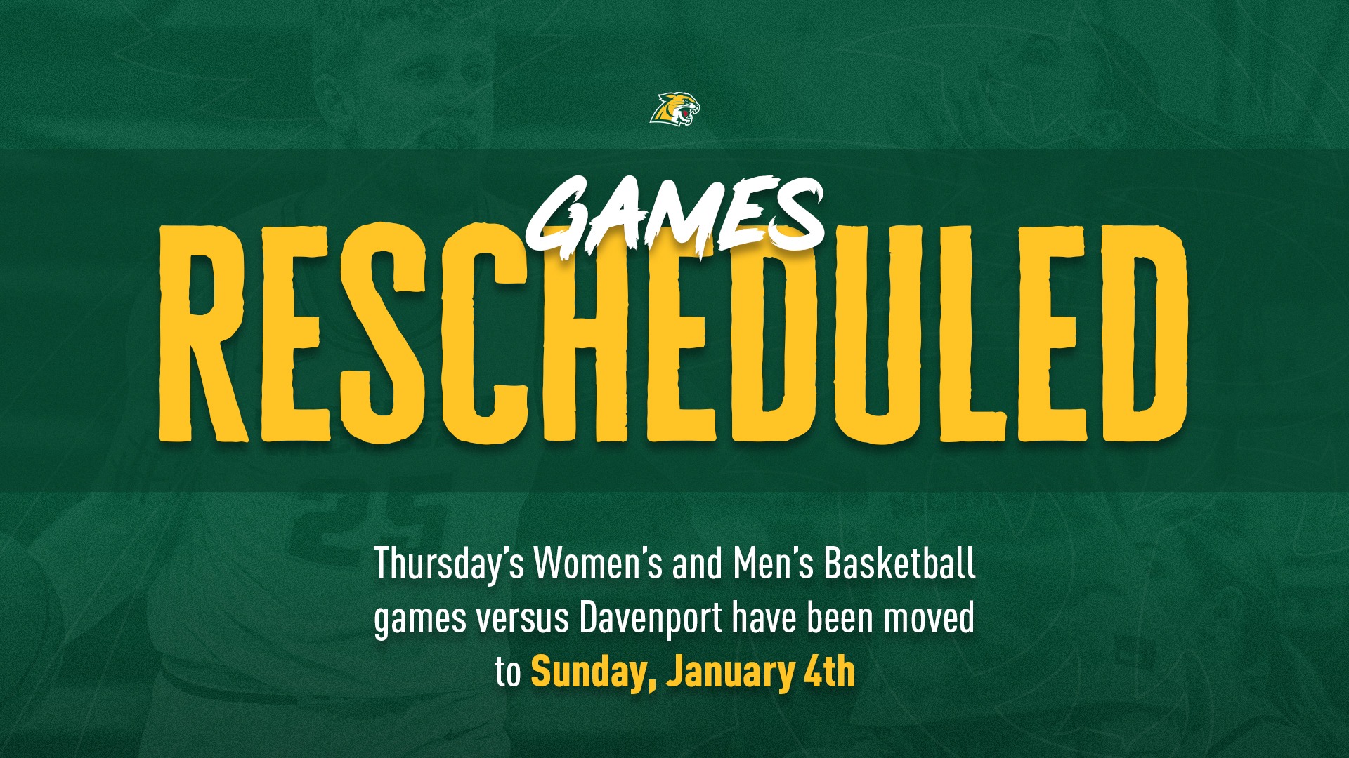 Basketball games rescheduled