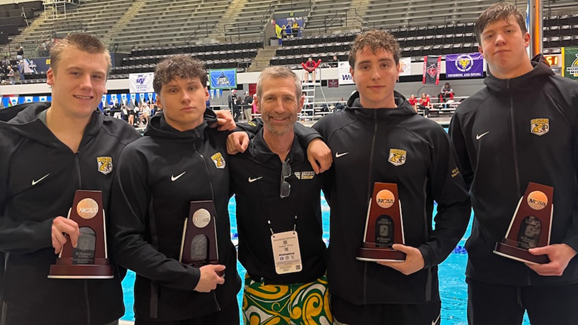 Silver-Medal Winning 200 Free Relay Team at 2025 NCAAs
