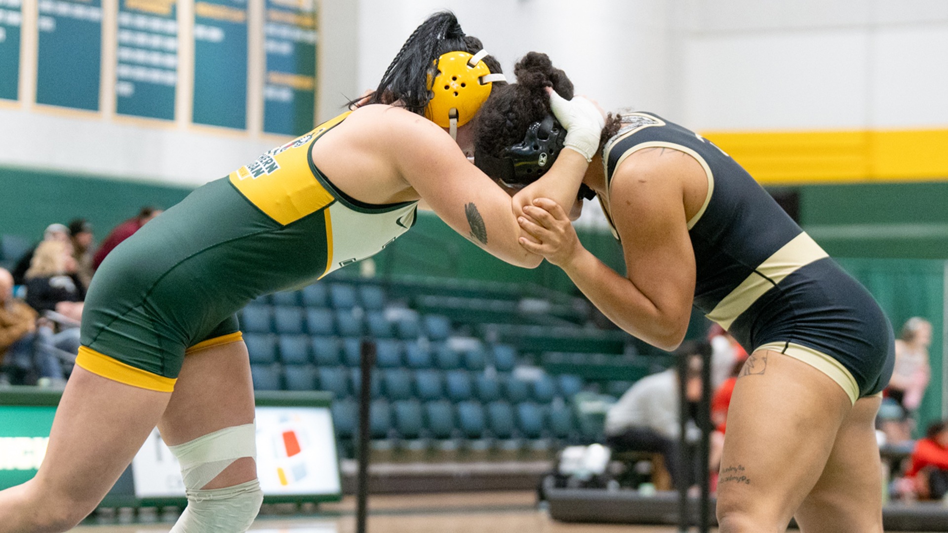 Abbie Miles on the mat