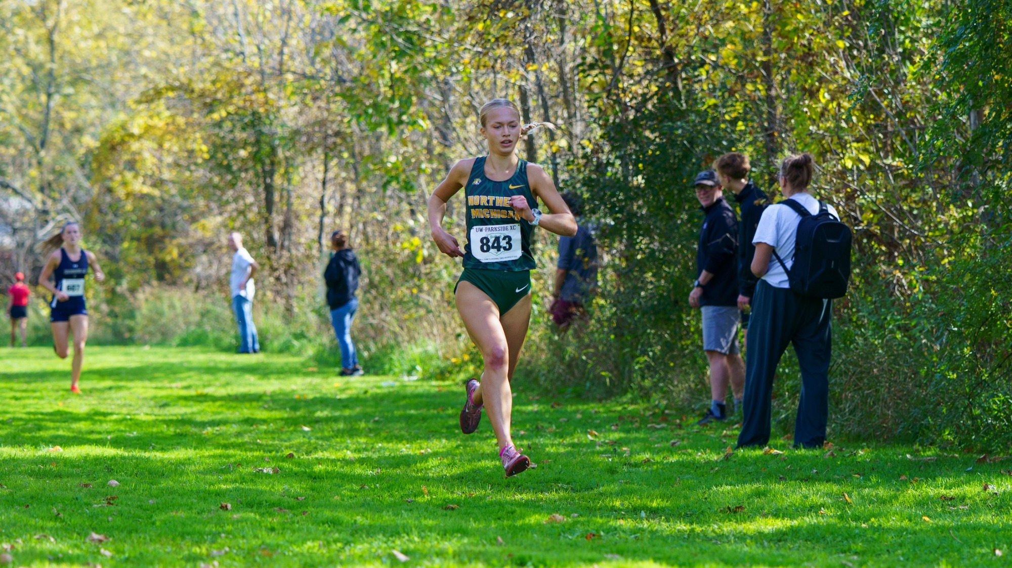 Ella DeBruyn on her way to a dub