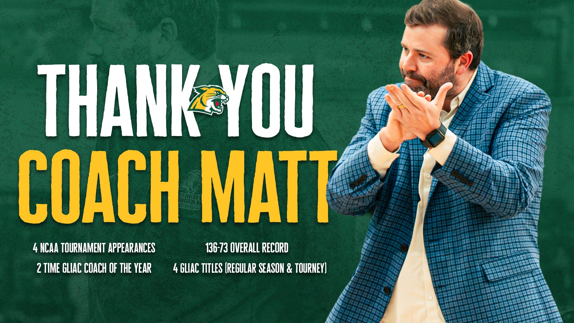 Thank You Coach Matt