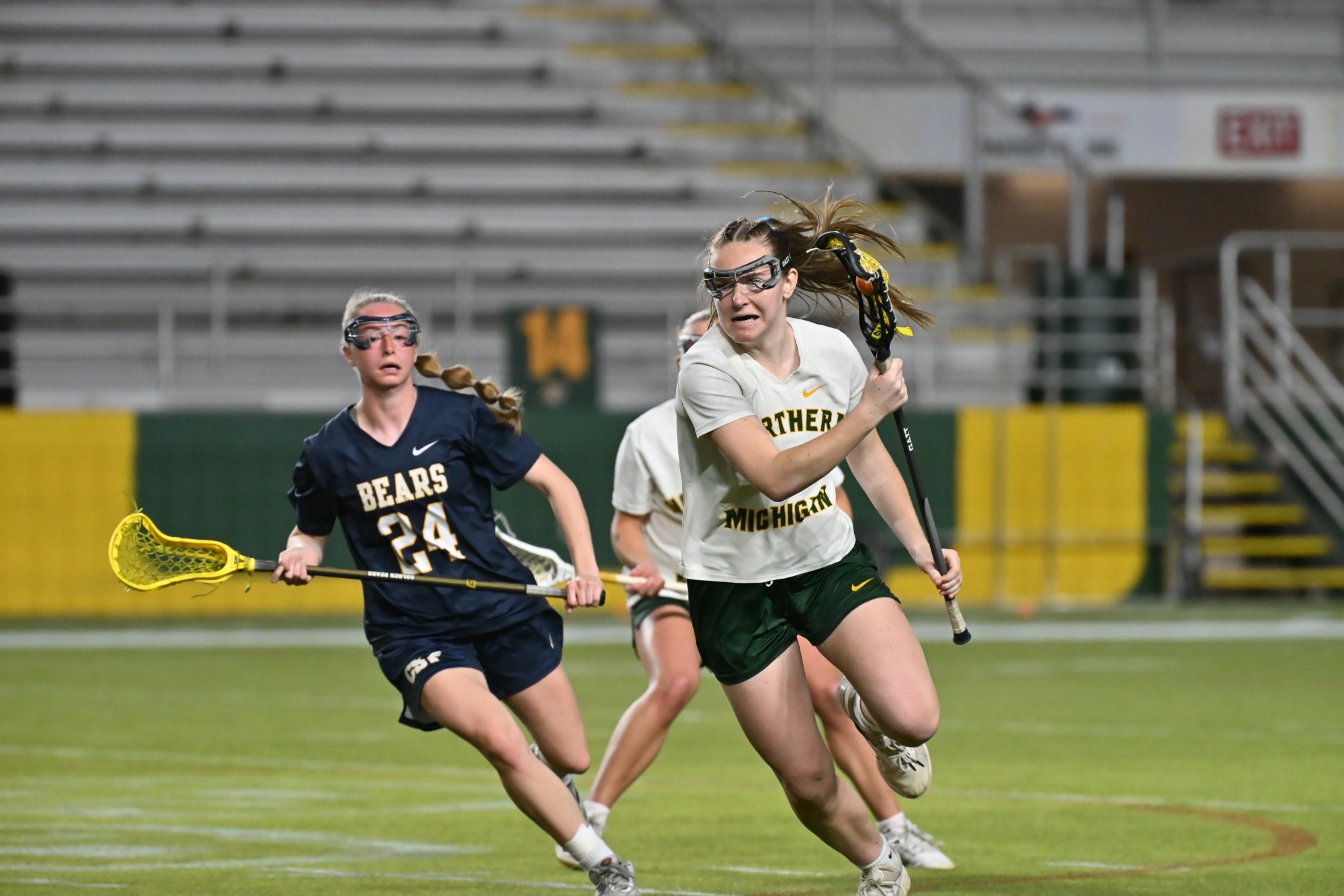 Taylor Roberts after securing a draw control against Concordia-St. Paul on April 4, 2026