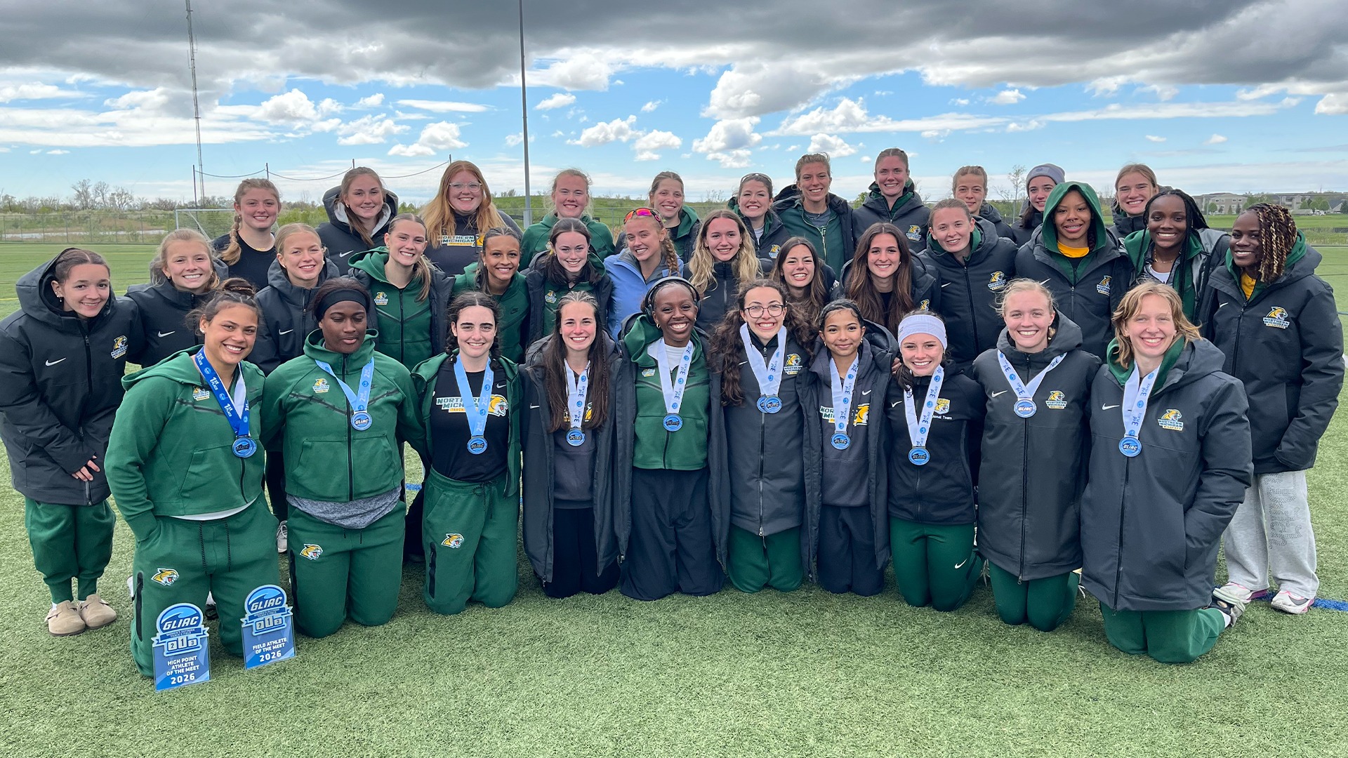 Track and Field team after GLIACs