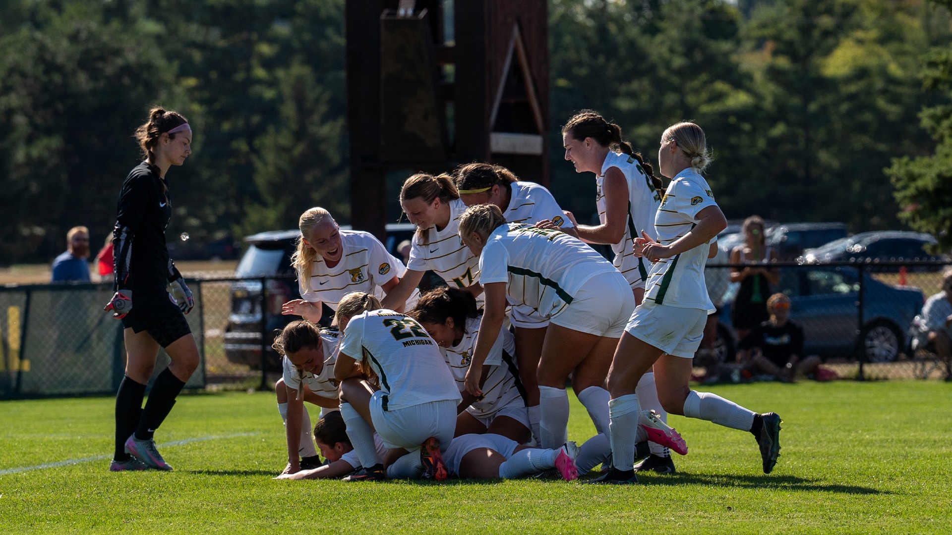 Women's Soccer Celebration