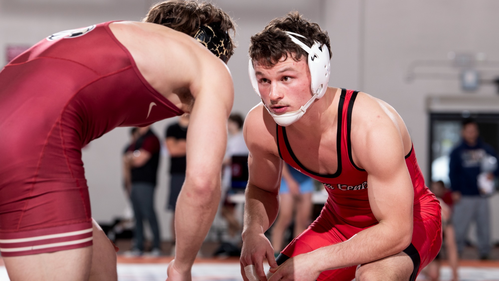 Kayle Bearson at beginning of a match