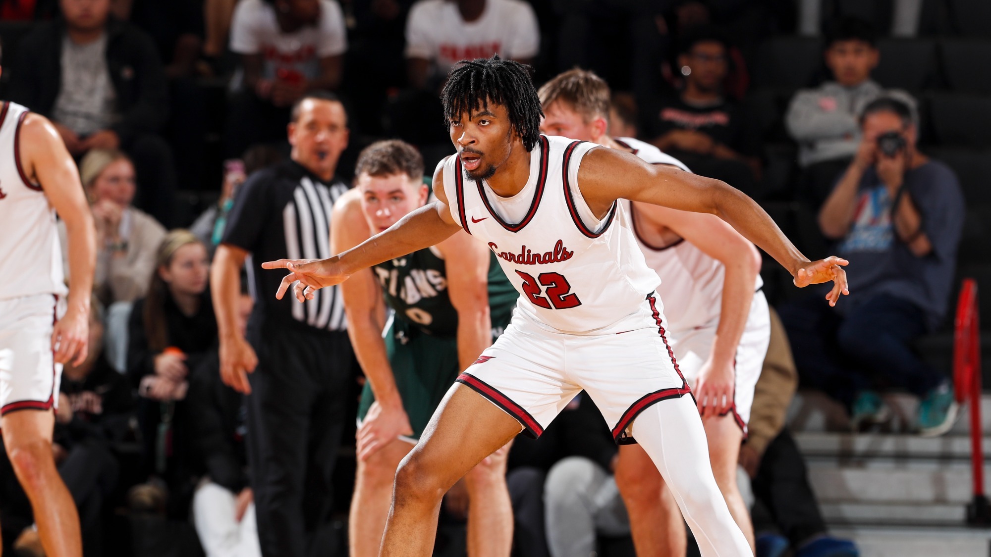 James Bullock Jr. In Defensive Position