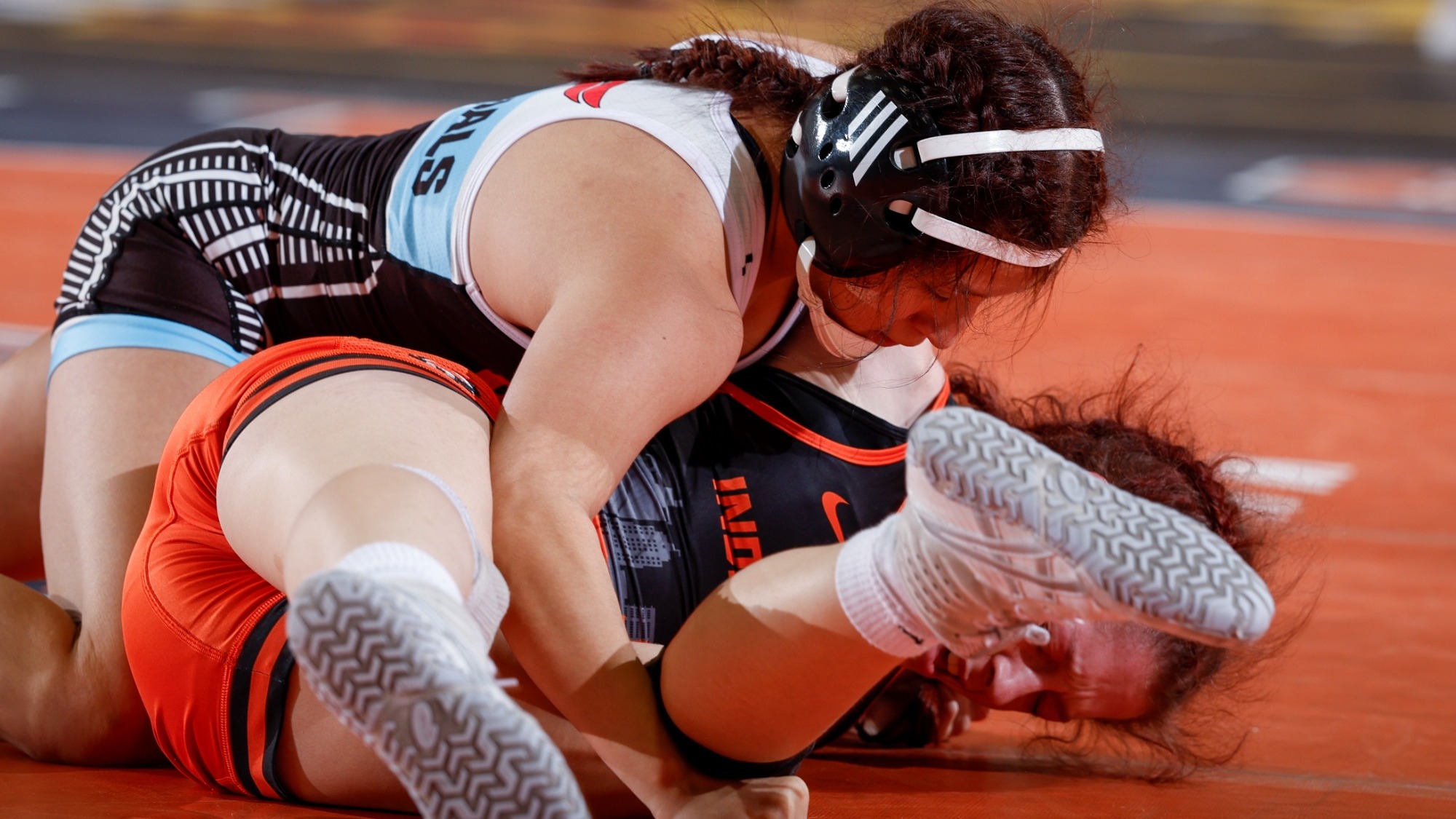 Zurri Zamora locks up opponent at NCC Invite