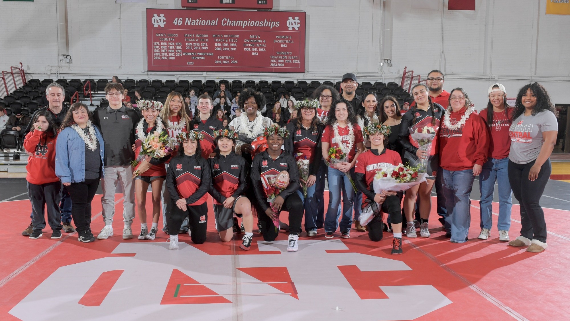 Women's Wrestling 2026 Seniors with Families